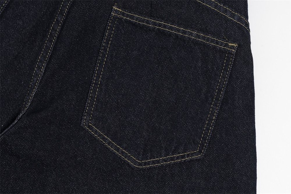 Jean Men's pocket embroidery patchwork machete denim shorts Size US 32 / EU 48 - 6 Thumbnail