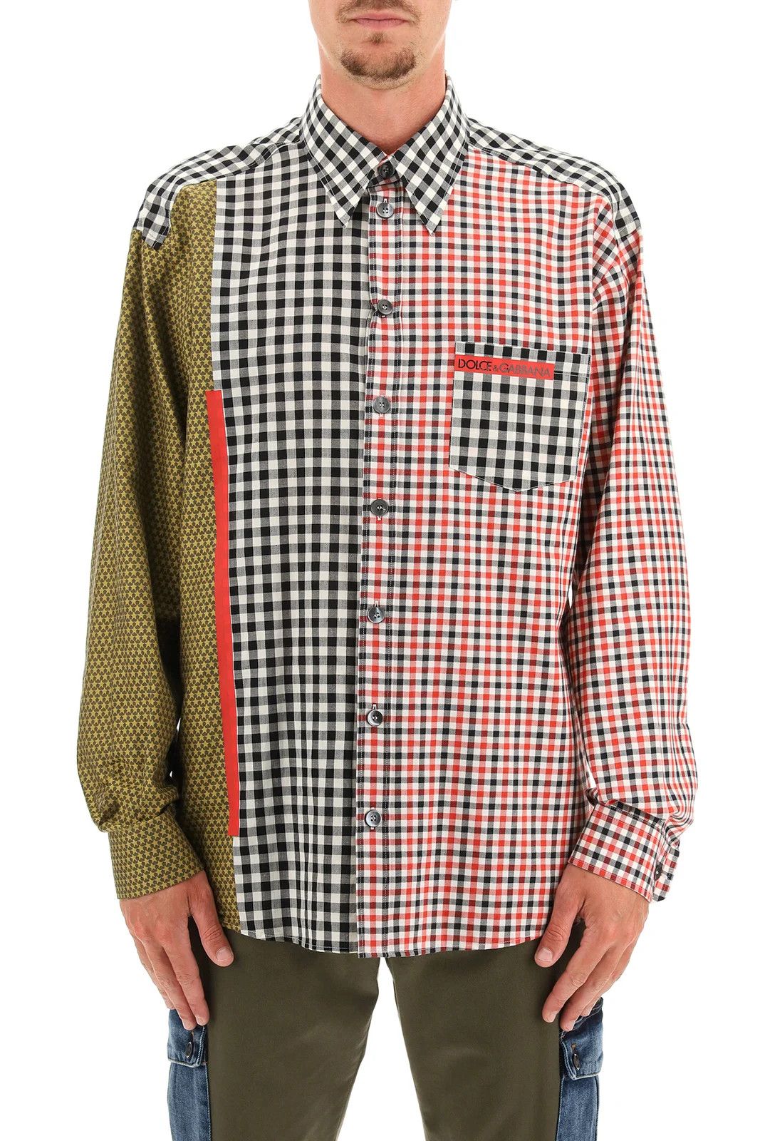 Dolce & Gabbana o1y0125 Checked Shirt in Multicolor Size US M / EU 48-50 / 2 - 2 Thumbnail