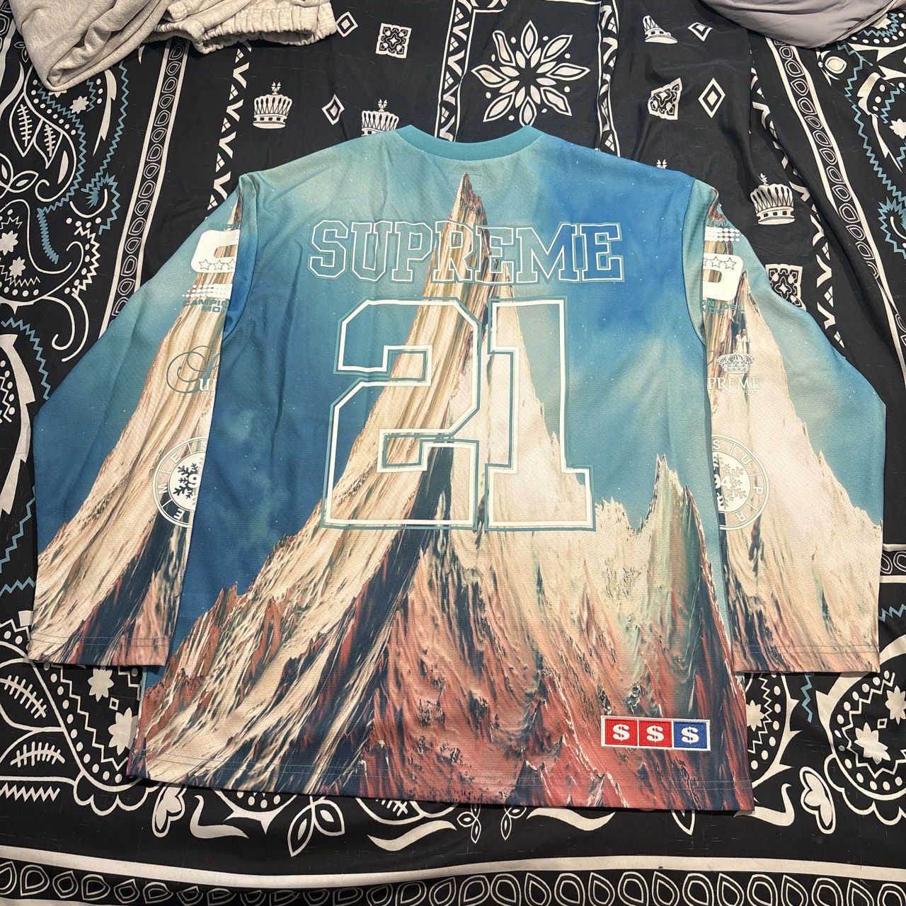 Supreme Supreme Mountain Jersey Size US M / EU 48-50 / 2 - 2 Thumbnail