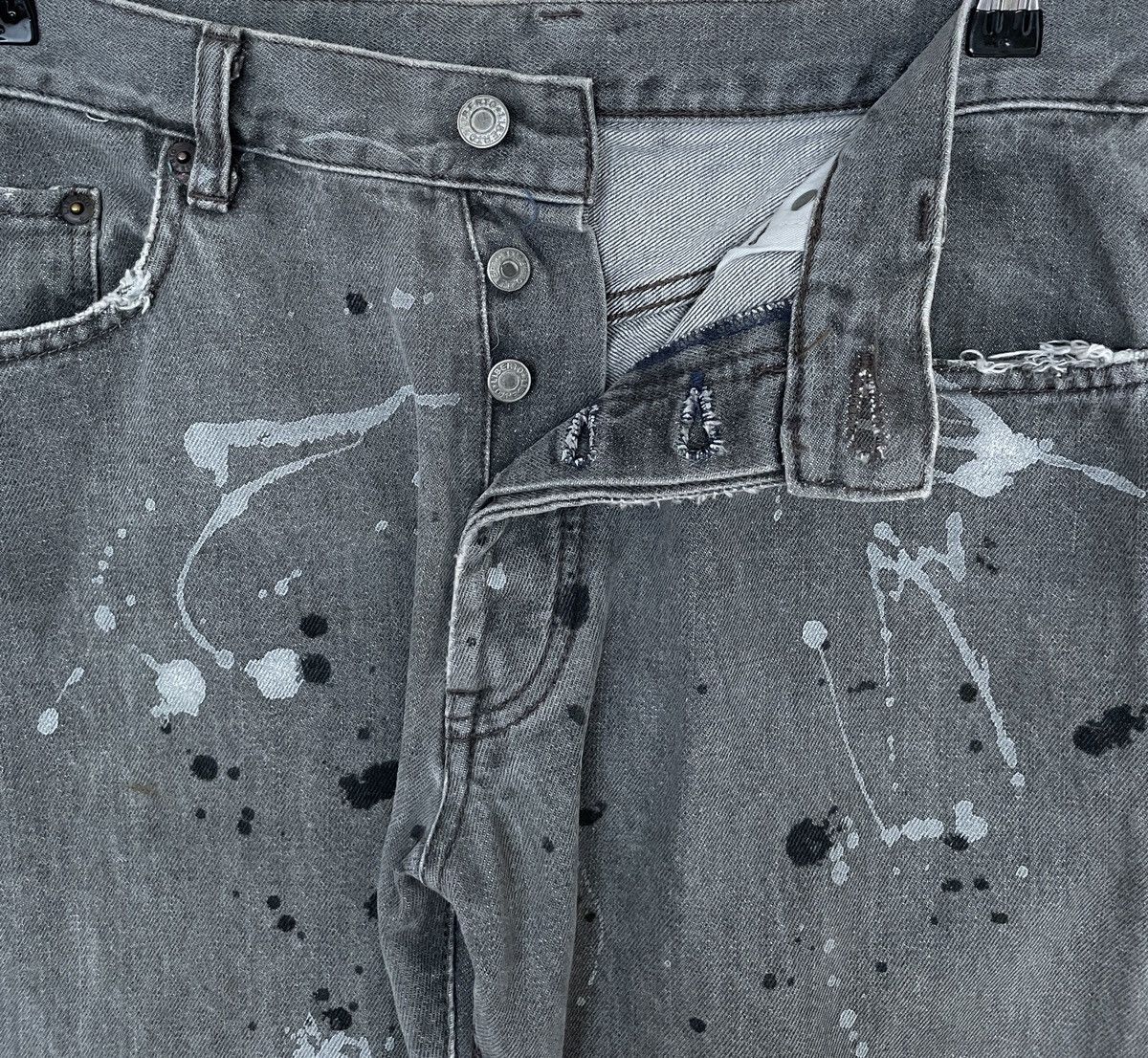 Japanese Brand Vintage Japanese Brand Liberto Painting Jeans 1990s Size US 33 - 7 Thumbnail