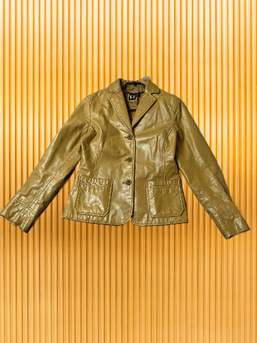 Gap × Vintage VINTAGE GAP AVANT-GARDE LEATHER Y2K JACKET Size XS / US 0-2 / IT 36-38 - 1 Thumbnail