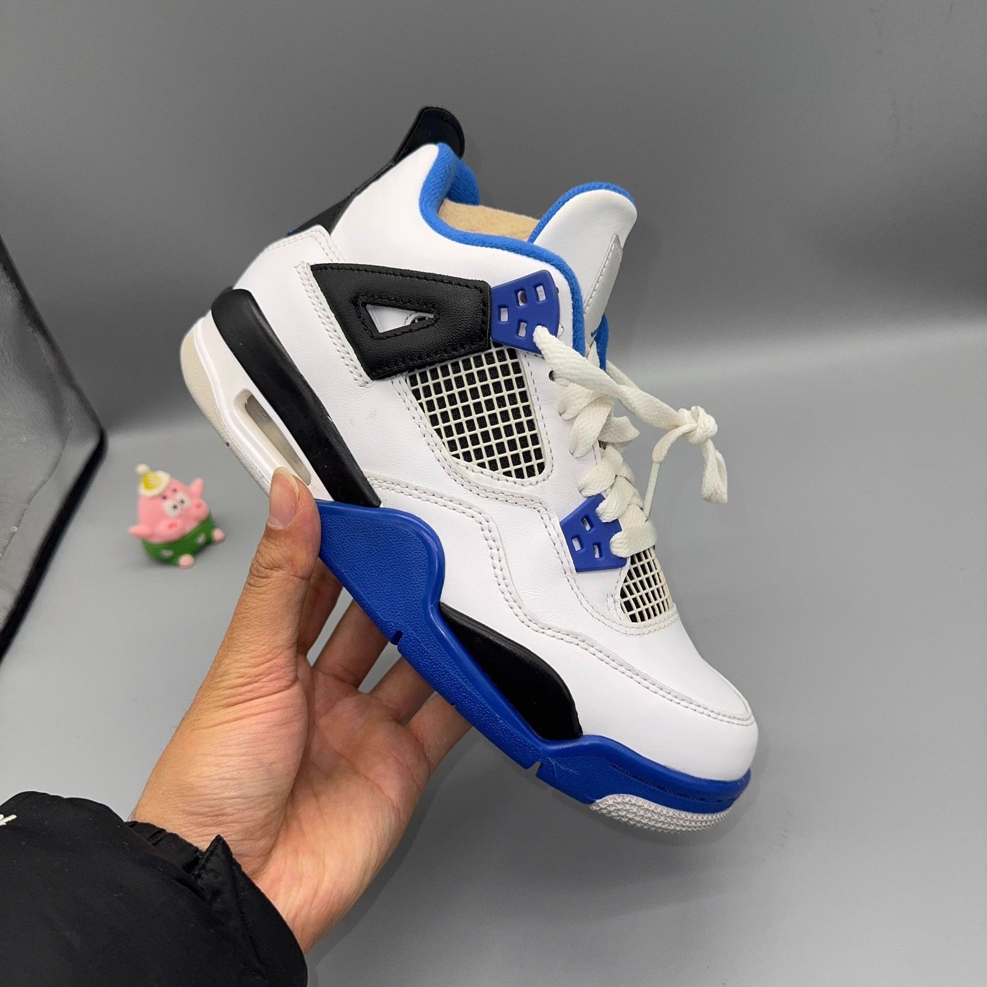Other Jordan AJ4 Blue White Women's 37.5 Size US 6.5 / IT 36.5 - 6 Thumbnail