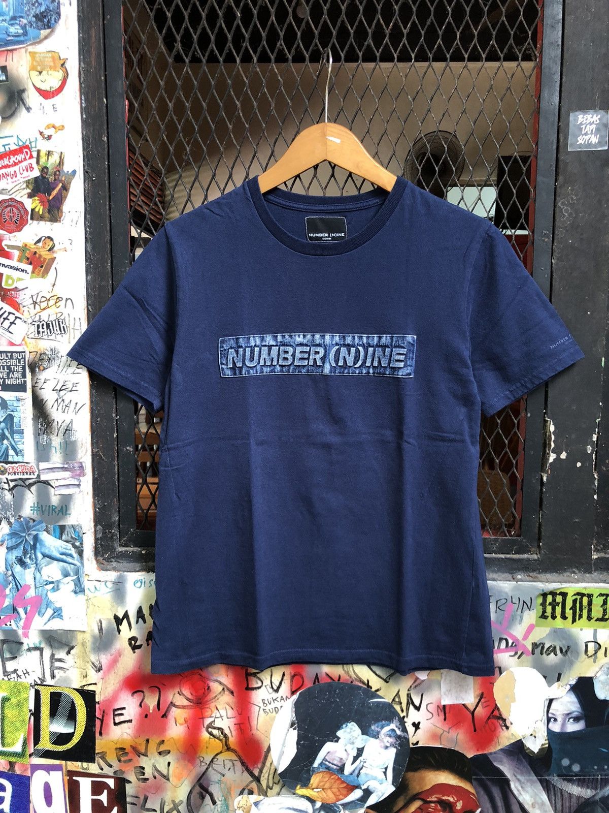 Japanese Brand × Number (N)ine NUMBER NINE DENIM SHIRT LOGO BOX DESIGN Size US M / EU 48-50 / 2 - 1 Thumbnail