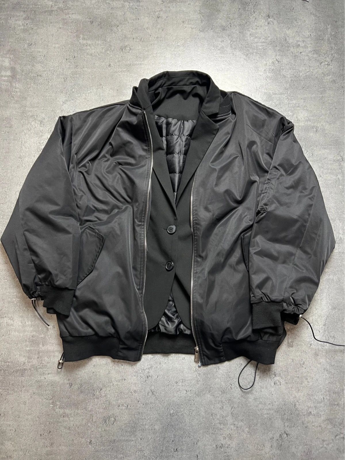 Other avant-garde black half bomber half balzer Size US M / EU 48-50 / 2 - 1 Thumbnail