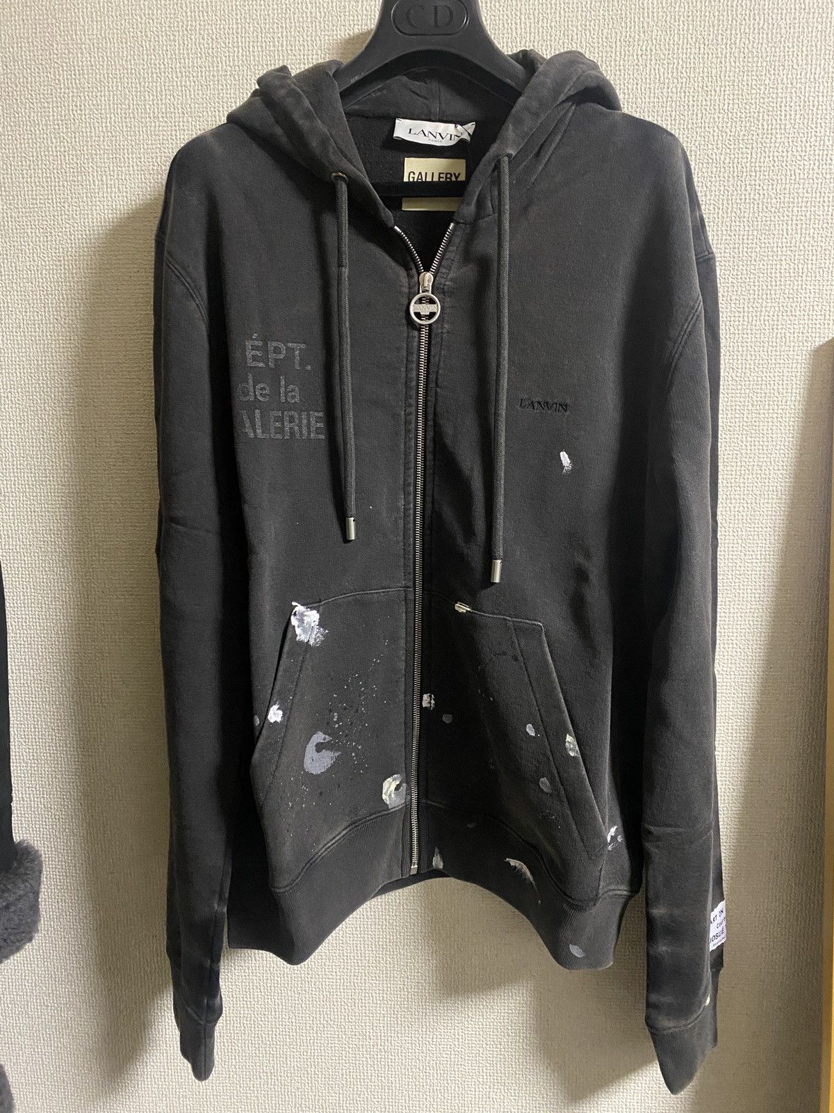 Lanvin gallery dept. lanvin paint hoodie parka L | Grailed