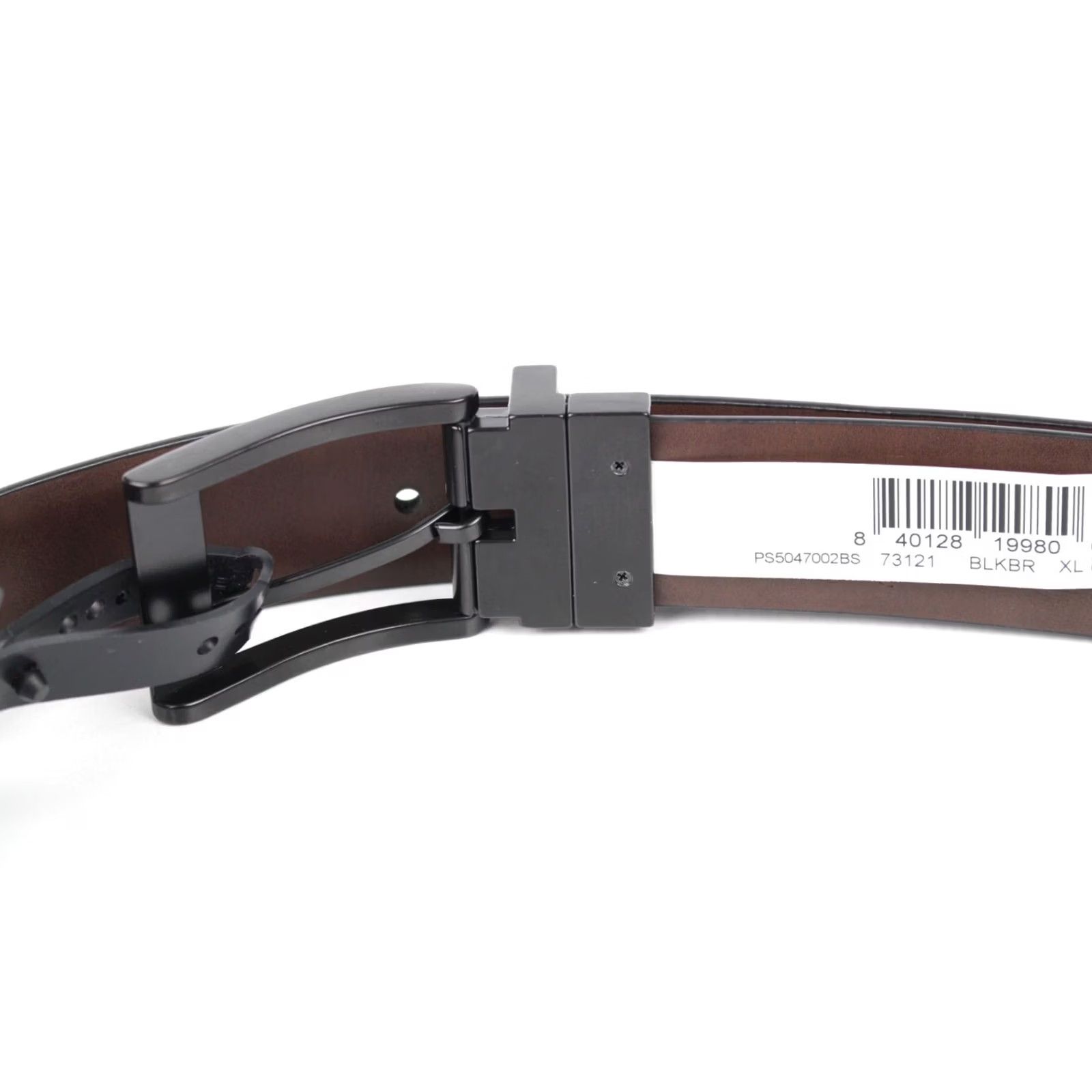 Nike Nike Men's Reversible 1.5" Belt Golf Carbon Fiber Texture XL Black Buckle Black Size ONE SIZE - 3 Thumbnail