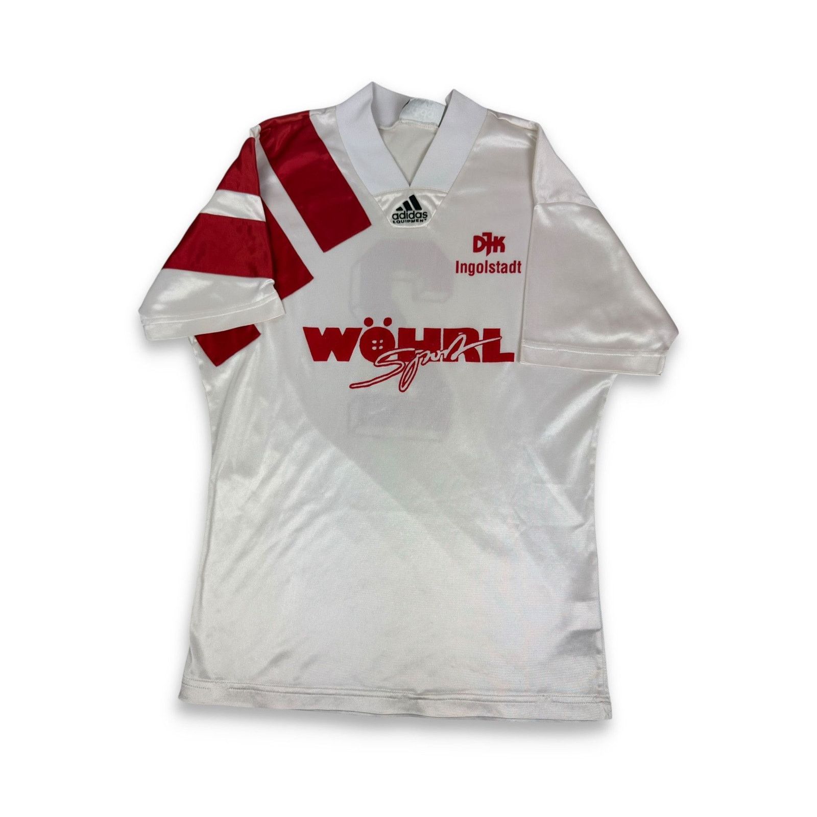 Adidas Adidas Men White Red FC Ingolstadt 04 Football V-Neck Jersey Size US M / EU 48-50 / 2 - 1 Thumbnail