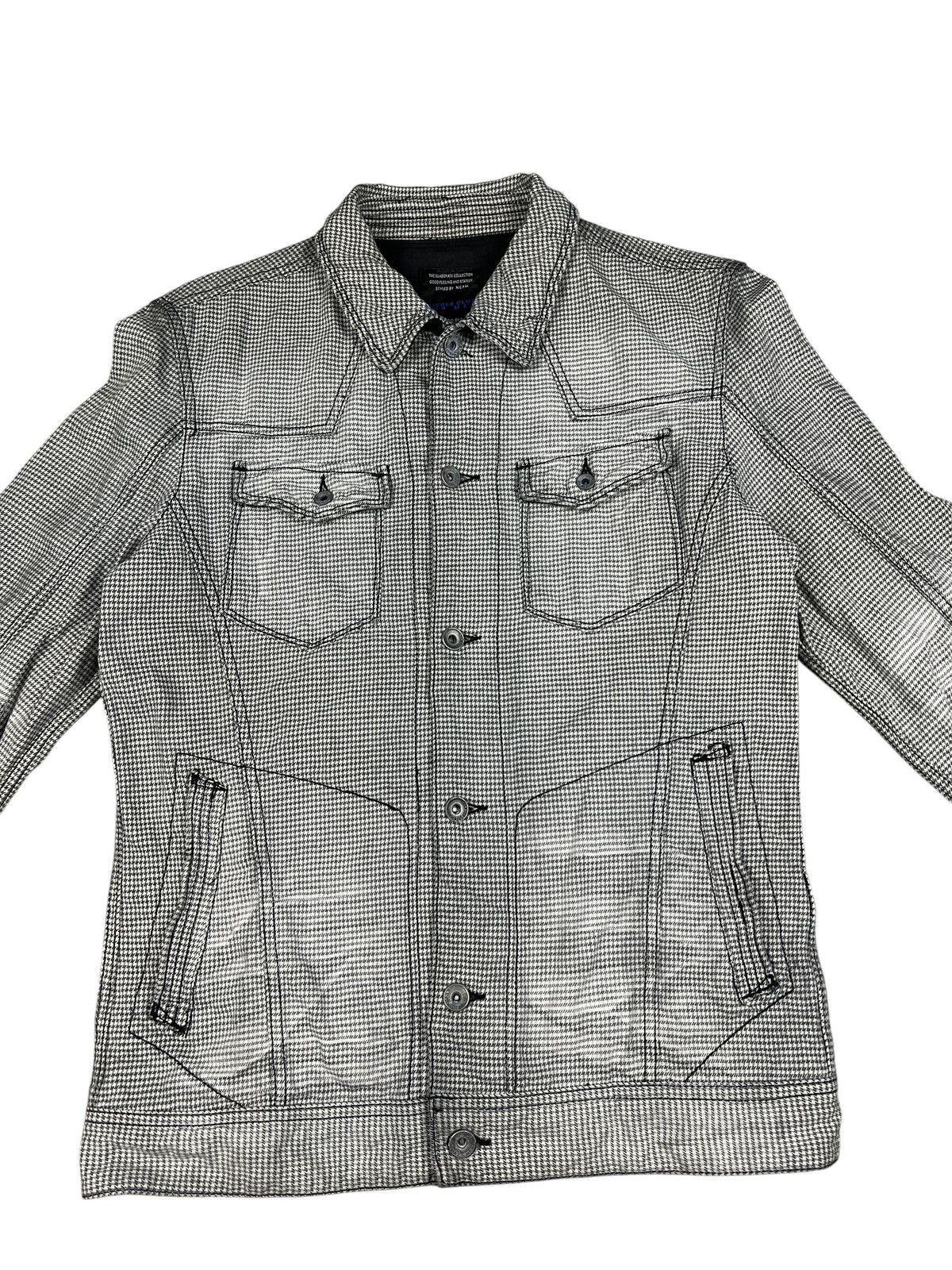 Japanese Brand × Nicole Club Nicole Club For Men Houndstooth Trucker Jacket Size US M / EU 48-50 / 2 - 5 Thumbnail