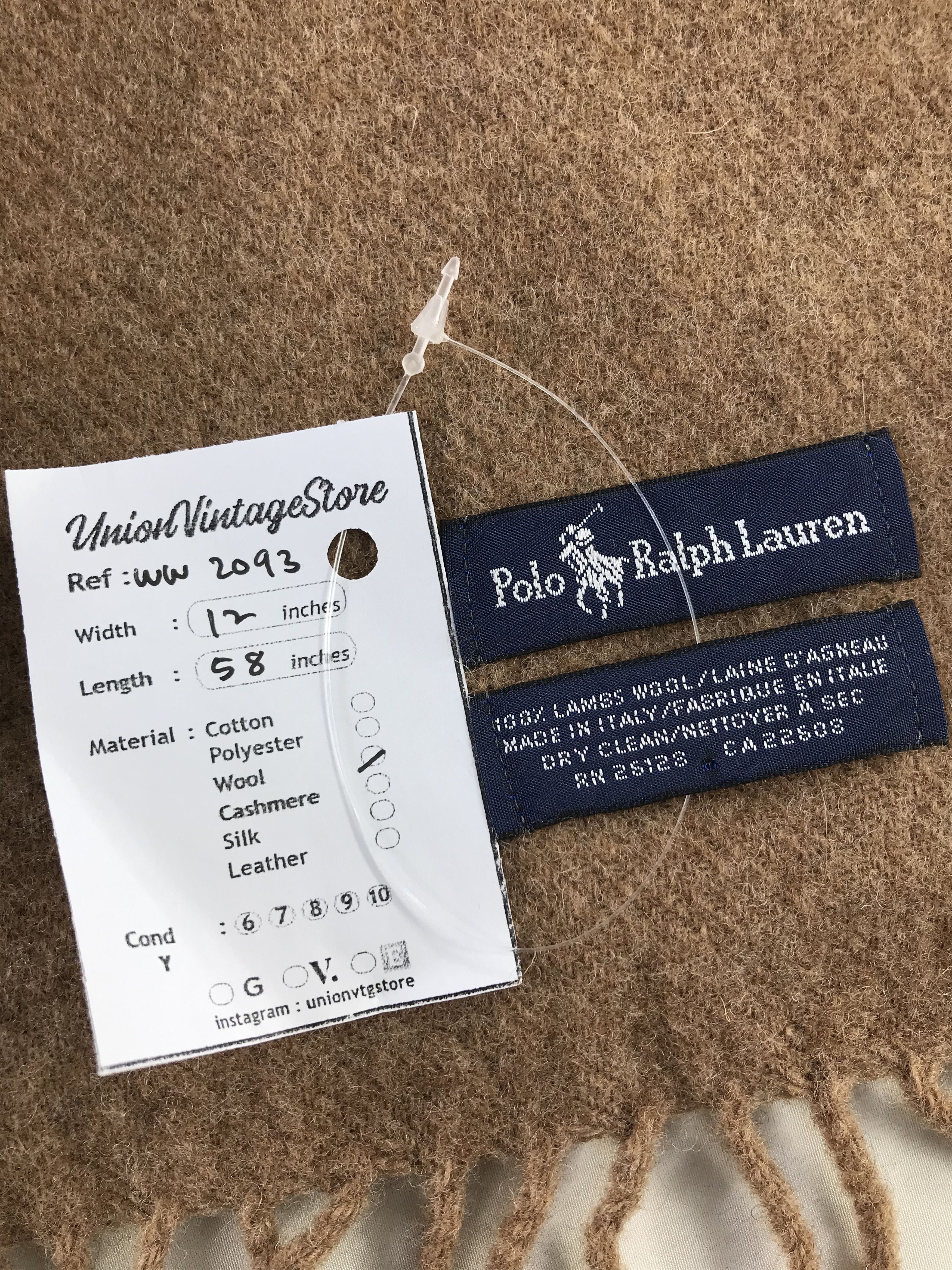 Polo Ralph Lauren × Vintage Polo Ralph Lauren Scarf / Muffler / Neckwear - WW2093 Size ONE SIZE - 5 Thumbnail