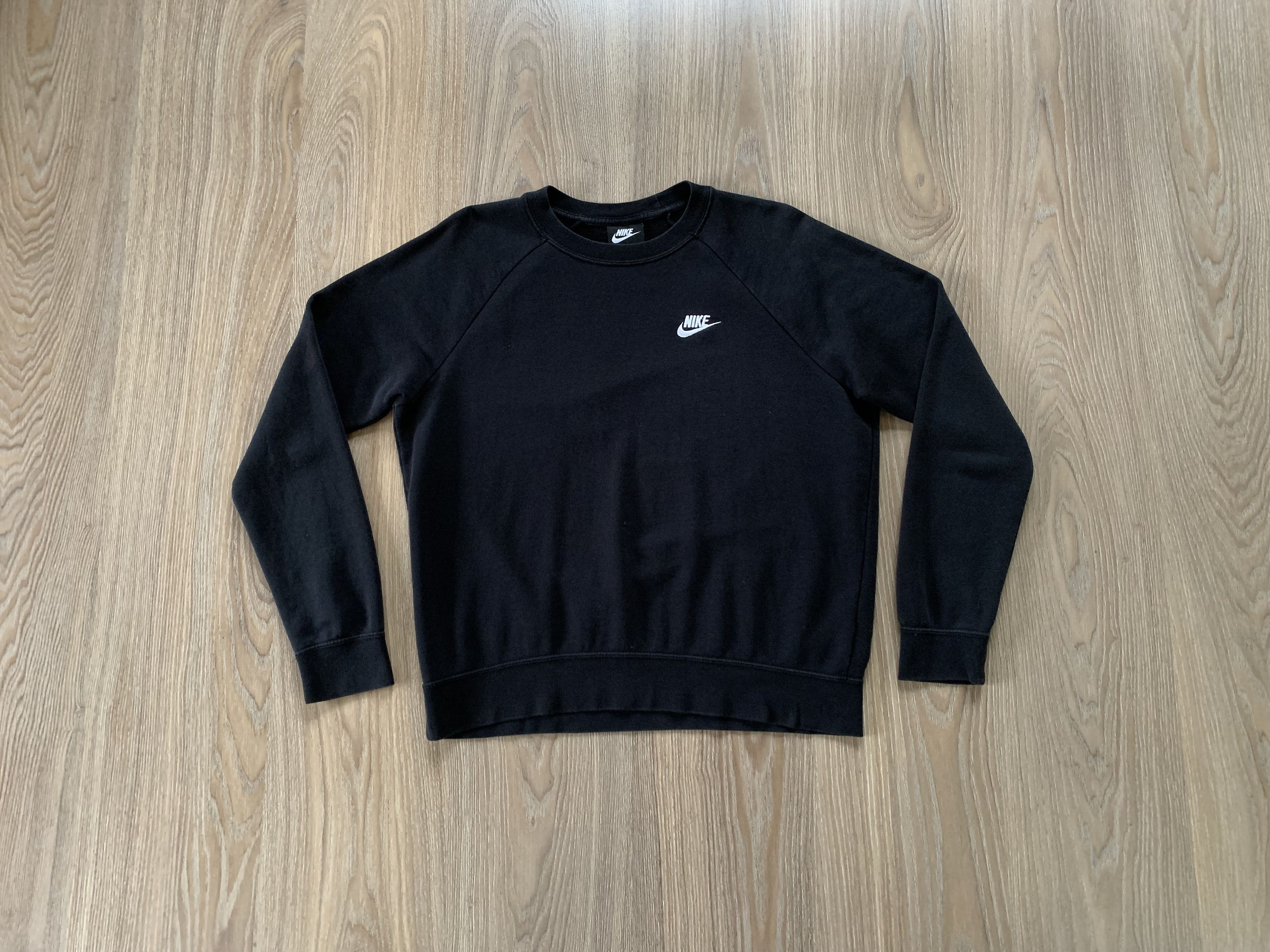 Nike Nike Black Cotton Sweatshirt Size US S / EU 44-46 / 1 - 1 Thumbnail