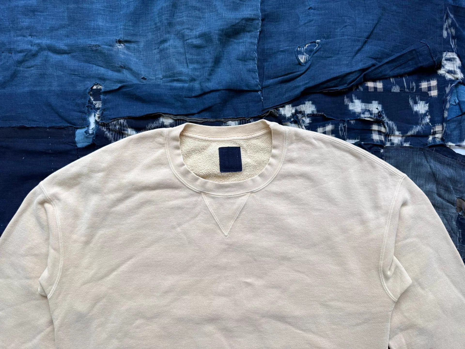 Visvim VISVIM 25AW ICT JUMBO SB L/S CRASH Crew Sweatshirt Beige 1 Size US S / EU 44-46 / 1 - 3 Thumbnail