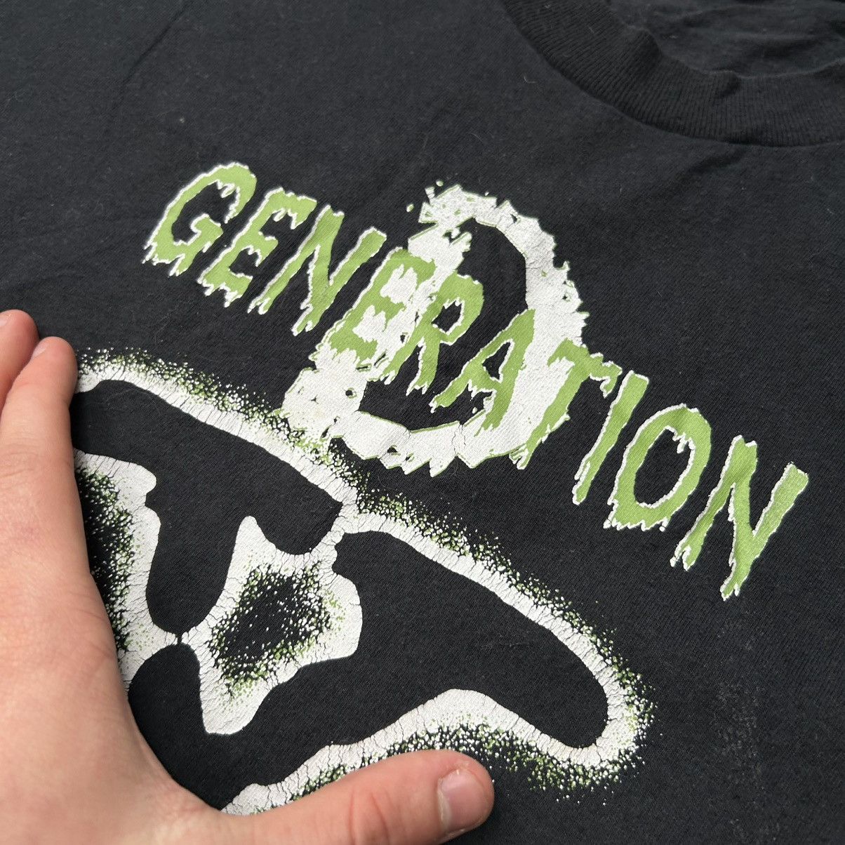 WWE Vintage WWE X DGeneration 90’s Single stitch screen starstee Size US L / EU 52-54 / 3 - 3 Thumbnail