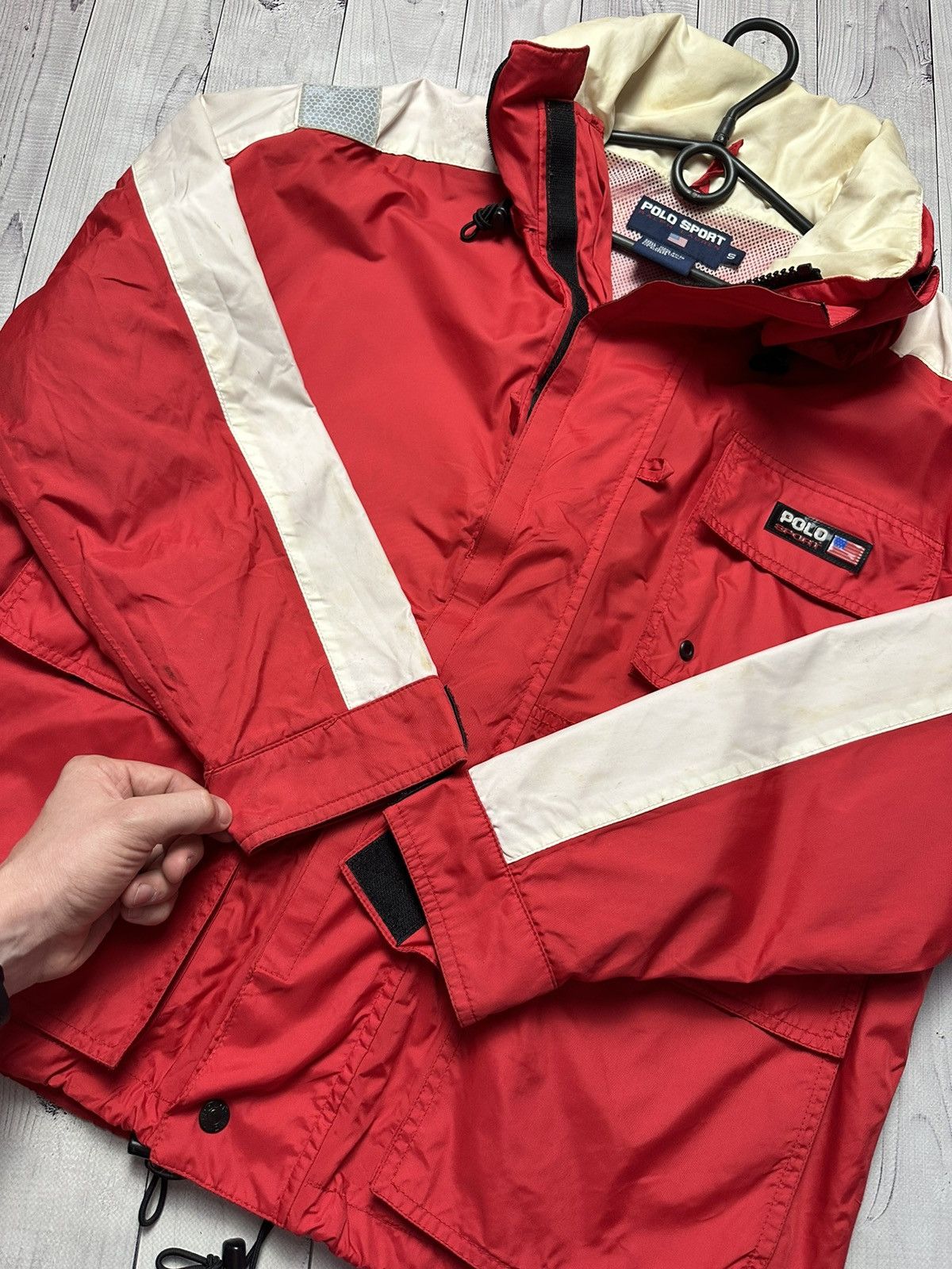 Vintage Vintage Polo sport jacket size S/M red Size US XS / EU 42 / 0 - 8 Thumbnail