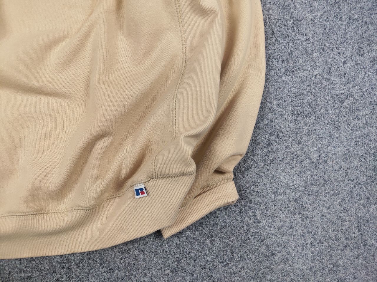 Russell Athletic Vintage 90's Russell Athletic Blank Crew Chek Sweatshirt Size US L / EU 52-54 / 3 - 6 Thumbnail