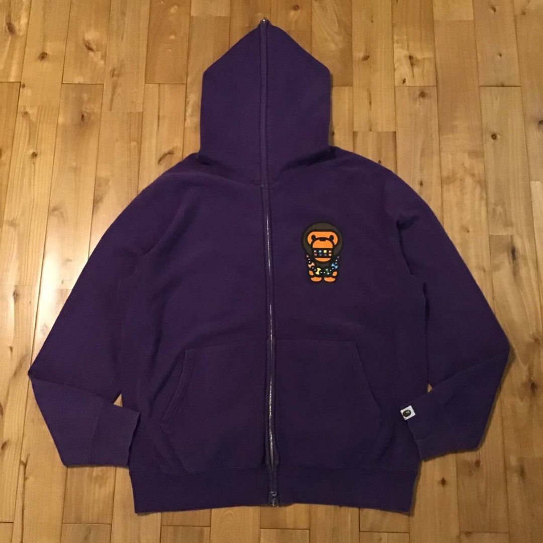 Bape BAPE Milo Full Zip Hoodie a bathing ape NIGO Size US XL / EU 56 / 4 - 2 Thumbnail
