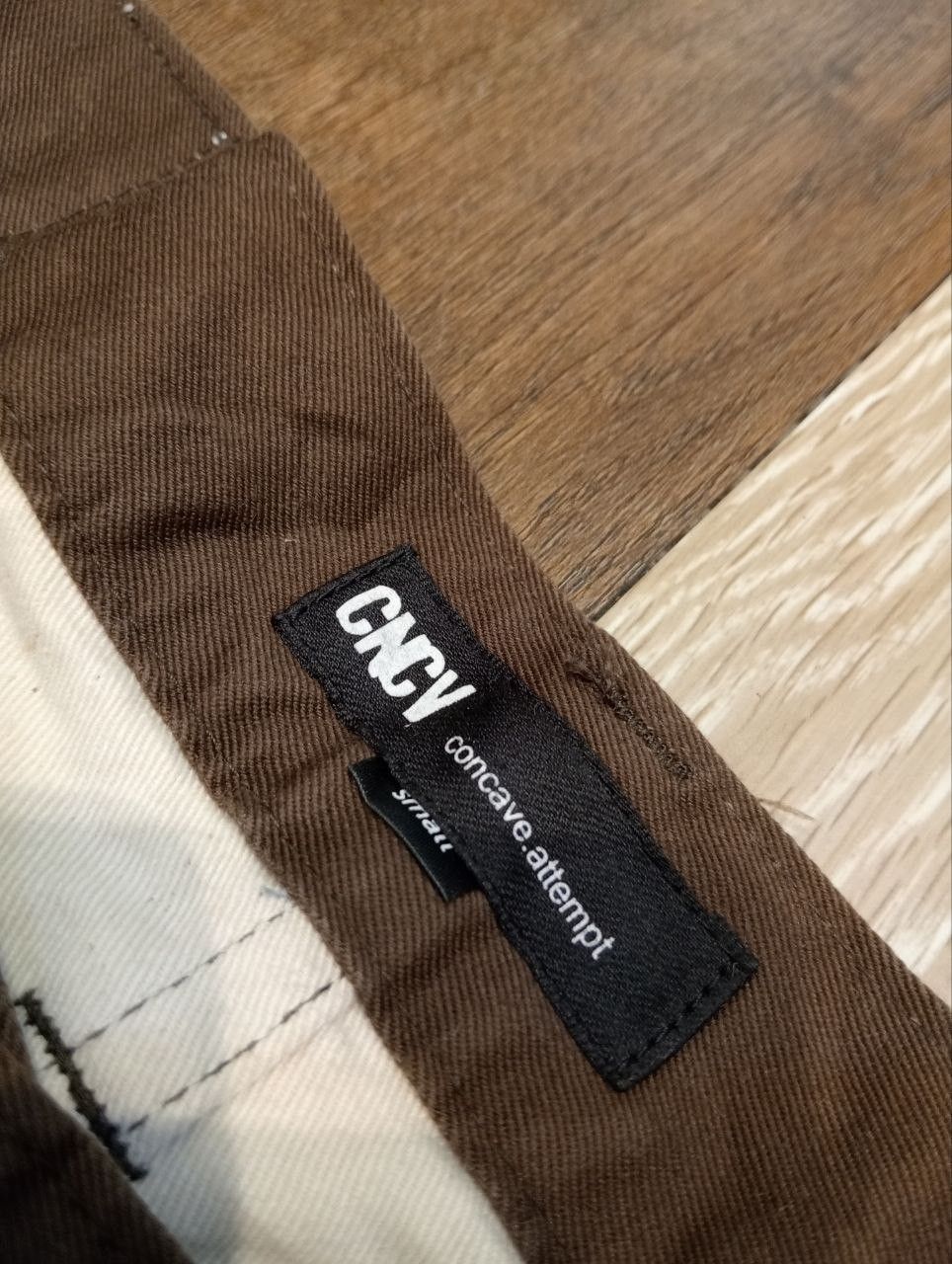 Japanese Brand VINTAGE CONCAVE ATTEMPT JAPAN BROWN COTTON PANTS Size US 33 - 5 Thumbnail