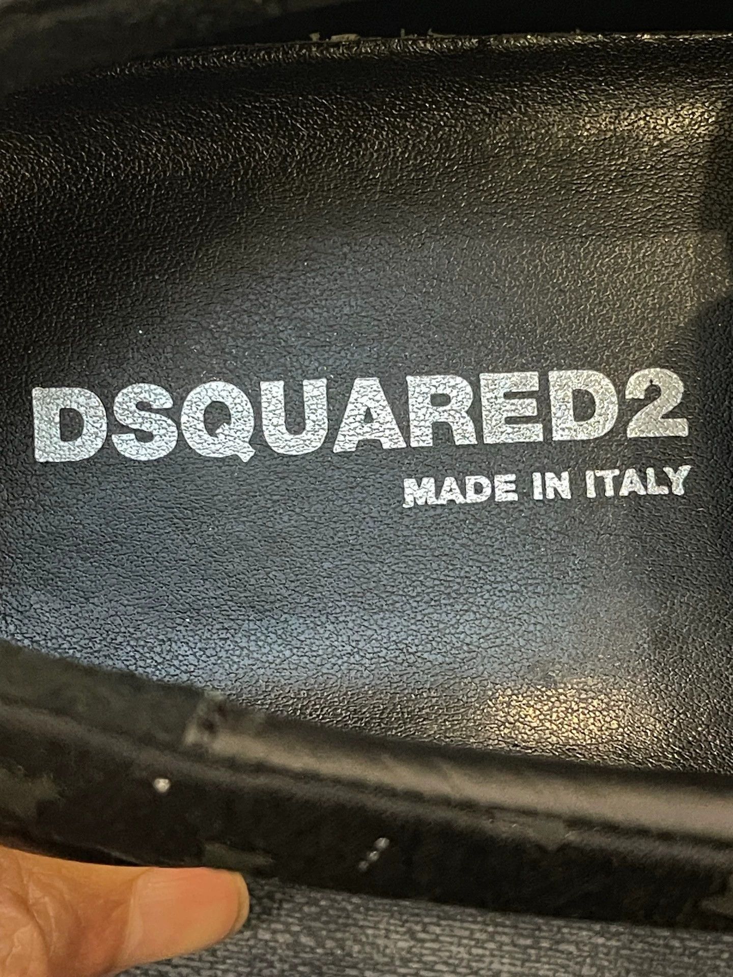 Dsquared2 Dsquared2 D2 Woven Leather Sneaker New w/ Dust Bag Size US 7 / EU 40 - 4 Thumbnail