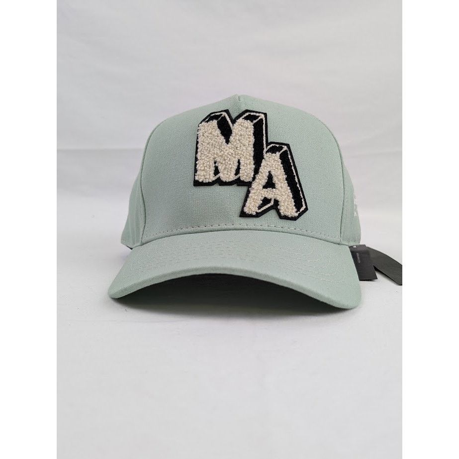 Amiri o1rshd1 Q:2 / Size: OS / Chenille MA Patch Canvas Hat/Cap Size ONE SIZE - 2 Thumbnail