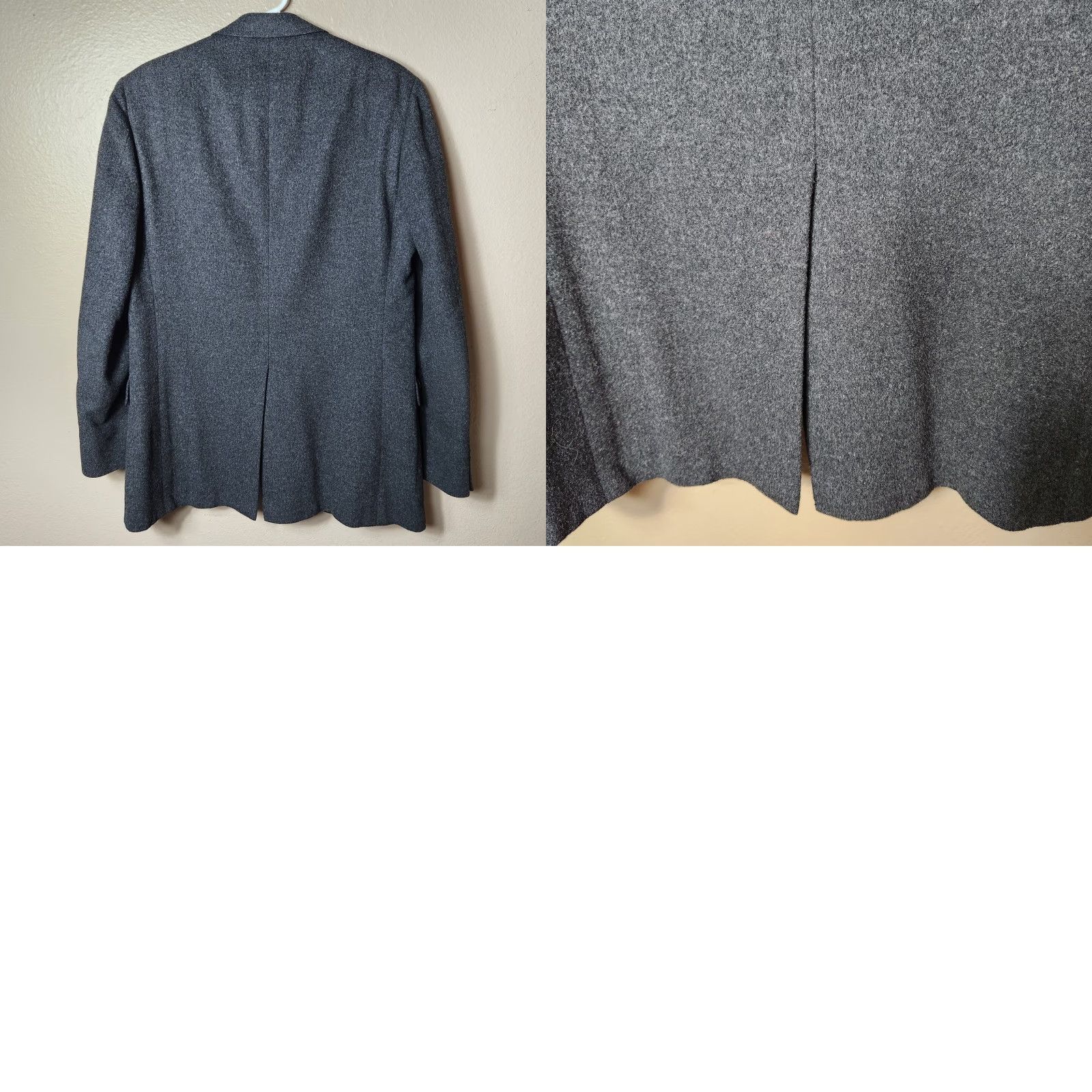 Camel Graham & Gunn Vintage Union Made 100% Camel Hair Overcoat Charcoal Gray 42 Overcoat Size US L / EU 52-54 / 3 - 8 Thumbnail