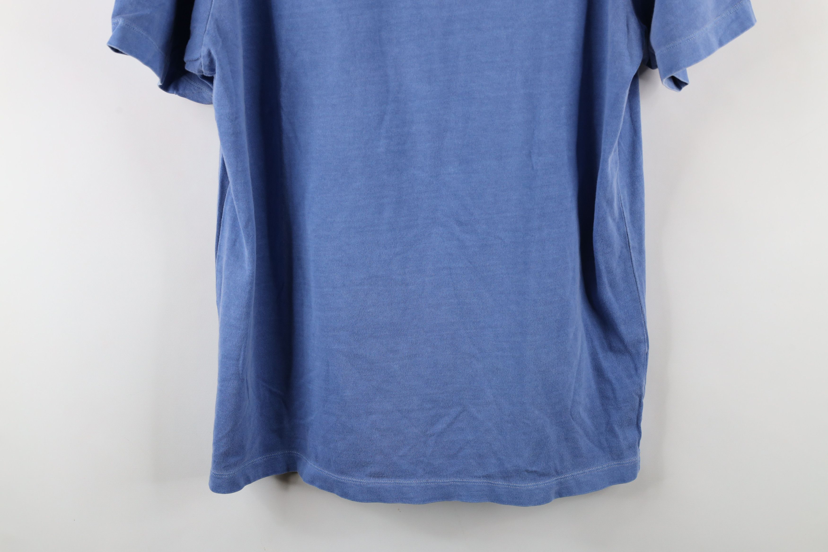 Gap × Vintage Vintage 90s Gap Stonewash Collared Polo Shirt Blue Cotton Size US L / EU 52-54 / 3 - 3 Thumbnail