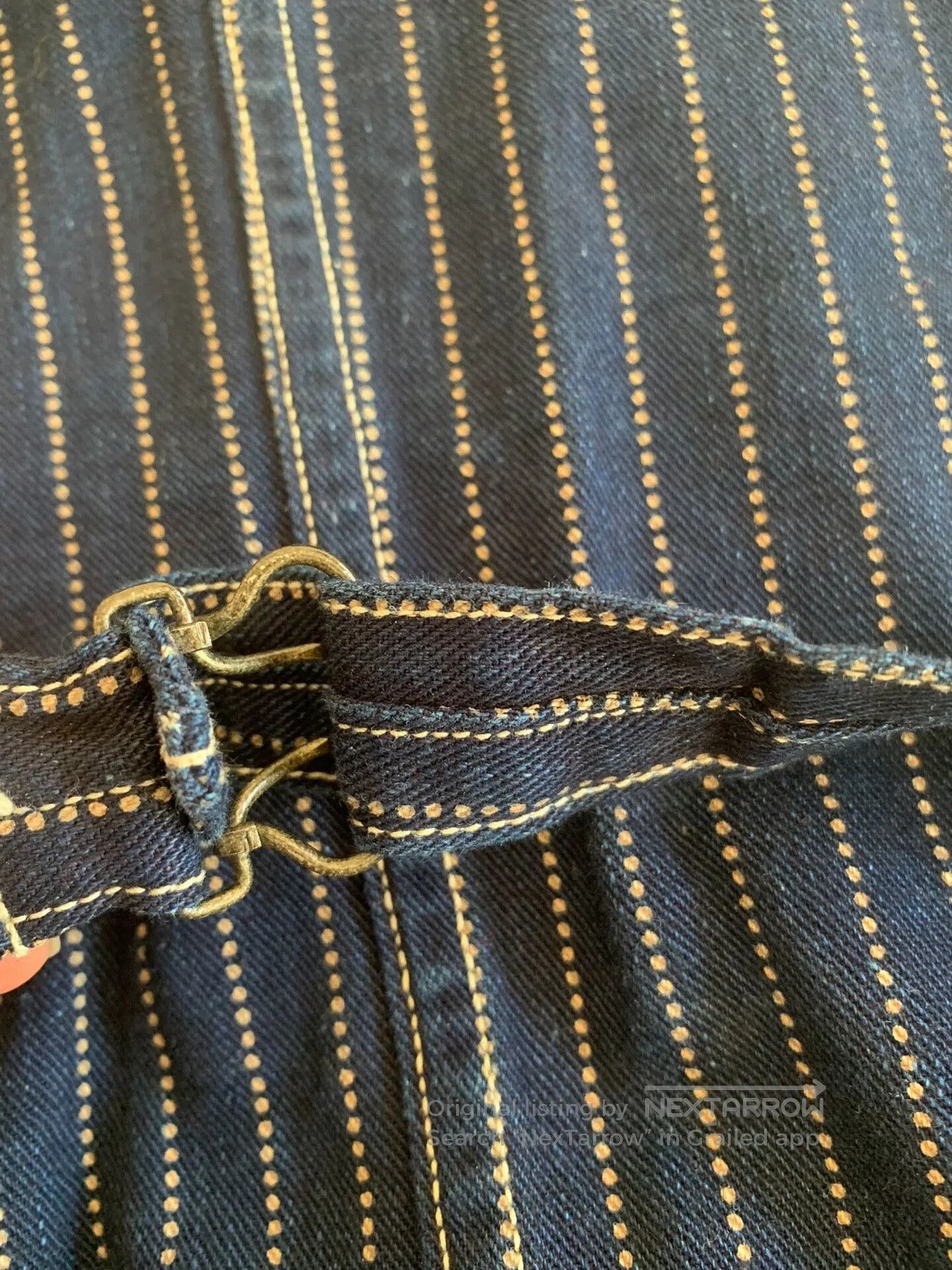Freewheelers FREEWHEELERS WABASH Stripe Work Vest. Size US XS / EU 42 / 0 - 3 Thumbnail