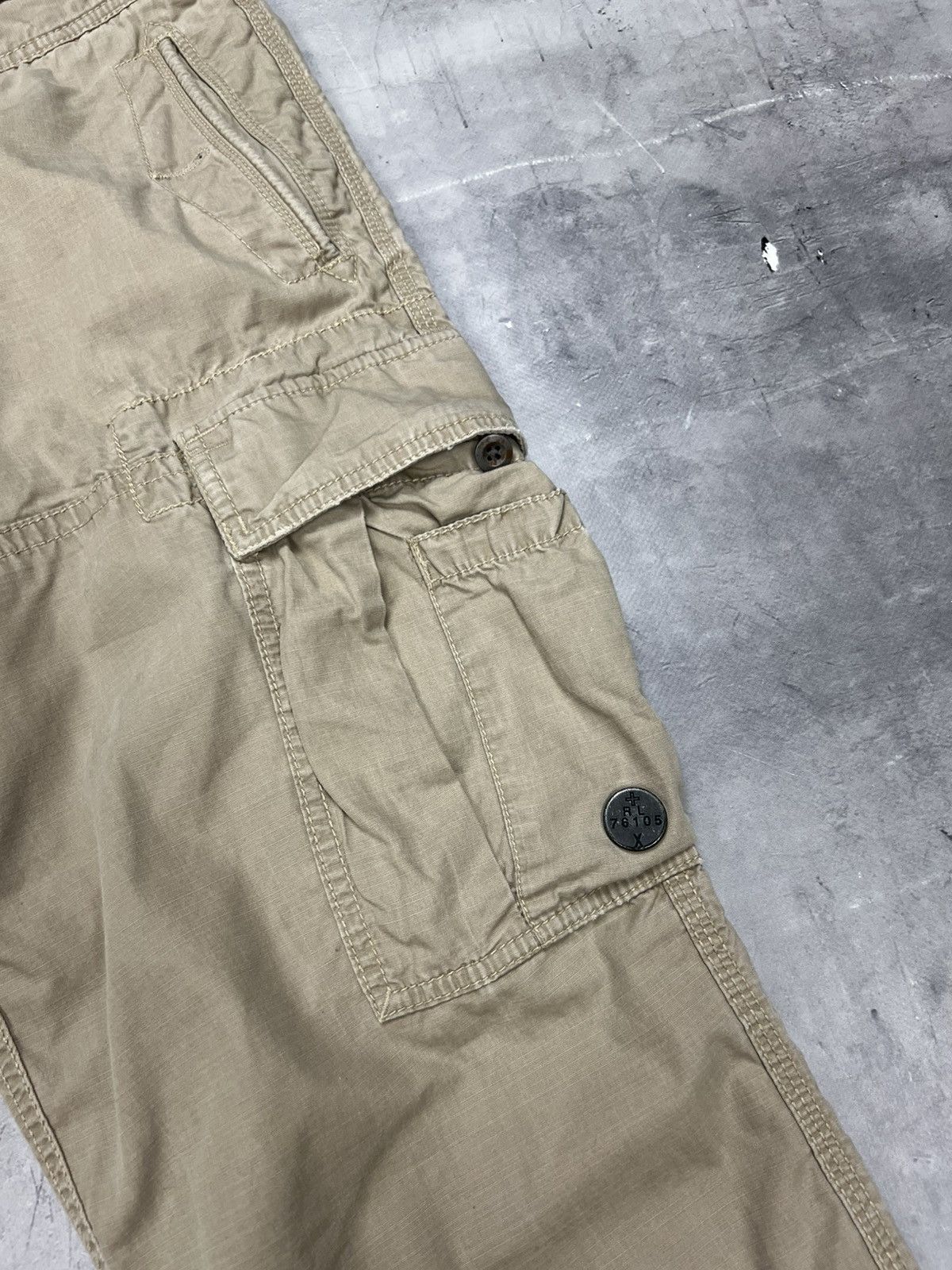 Polo Ralph Lauren × Vintage Polo Ralph Lauren Cargo Pants Mens 34x32 Beige RLPC Size US 34 / EU 50 - 6 Thumbnail