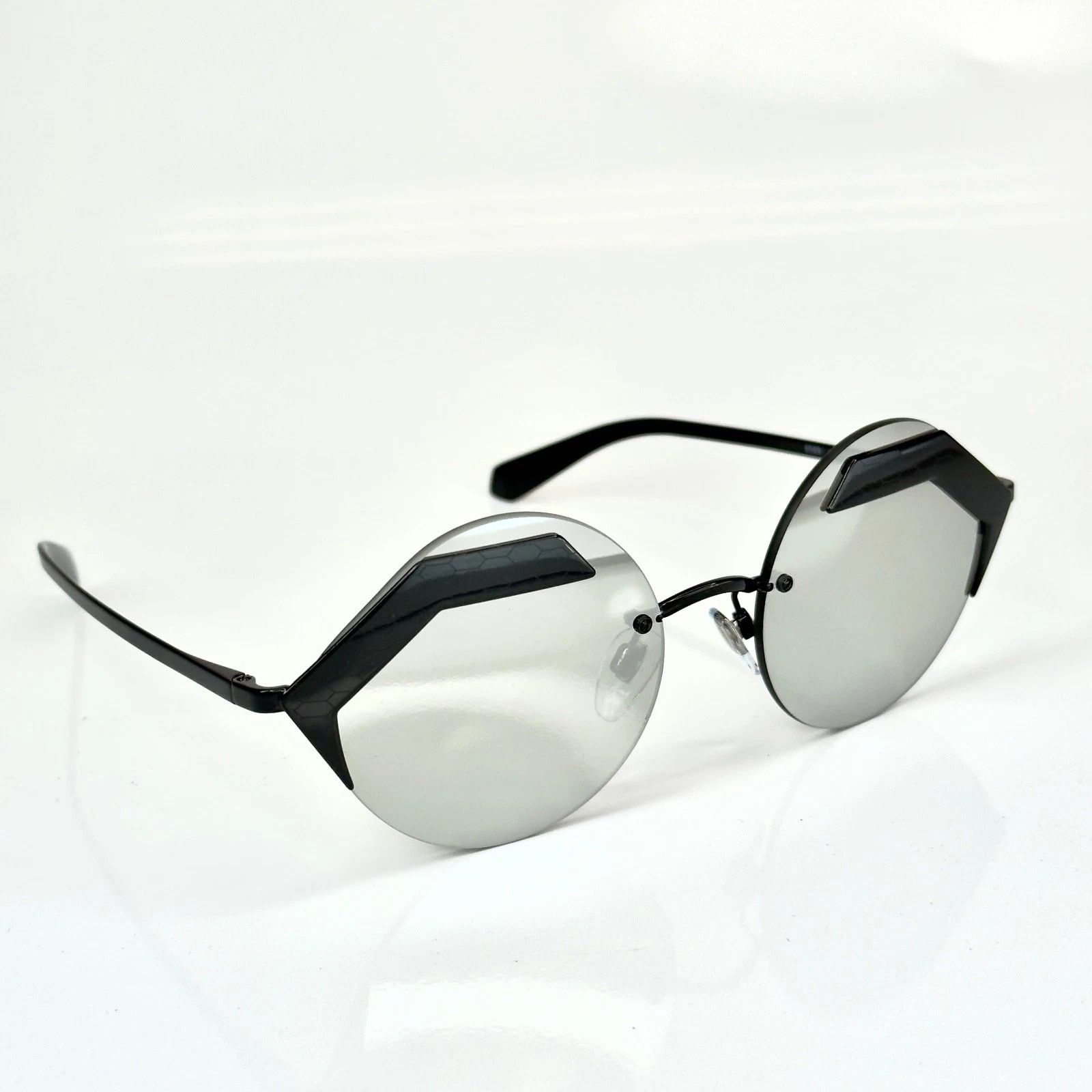 Bvlgari BVLGARI BV6089 6089 SERPENTEYES Black Silver Mirror Metal Size ONE SIZE - 6 Thumbnail