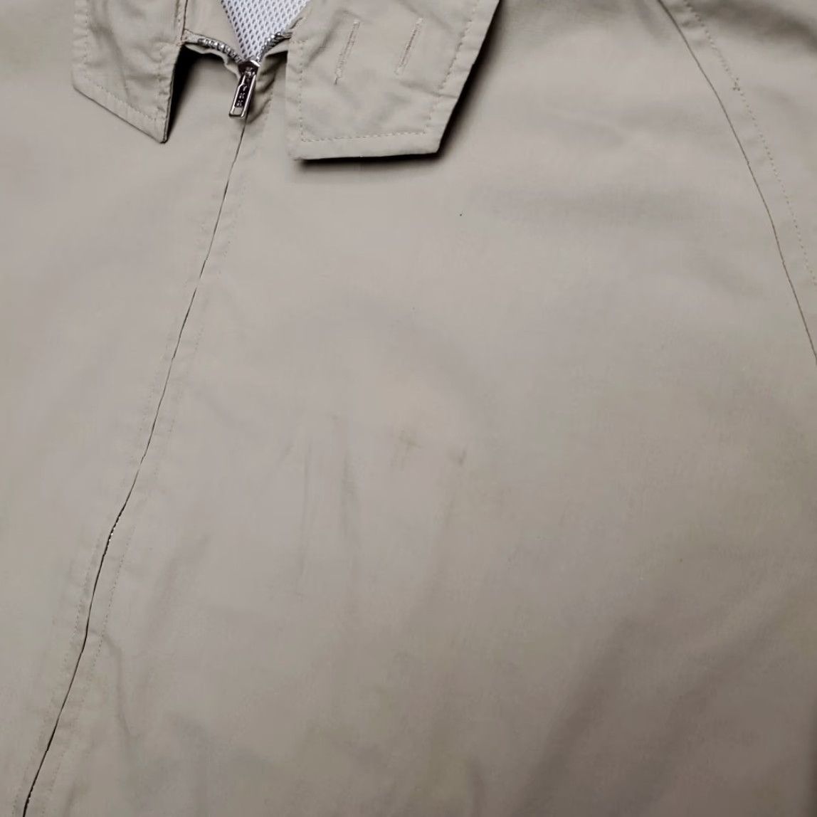 Pistola VINTAGE Remington Bomber Jacket Mens L Khaki Beige Poplin NRA Pistol Outdoor 90s Mens Size US L / EU 52-54 / 3 - 4 Thumbnail