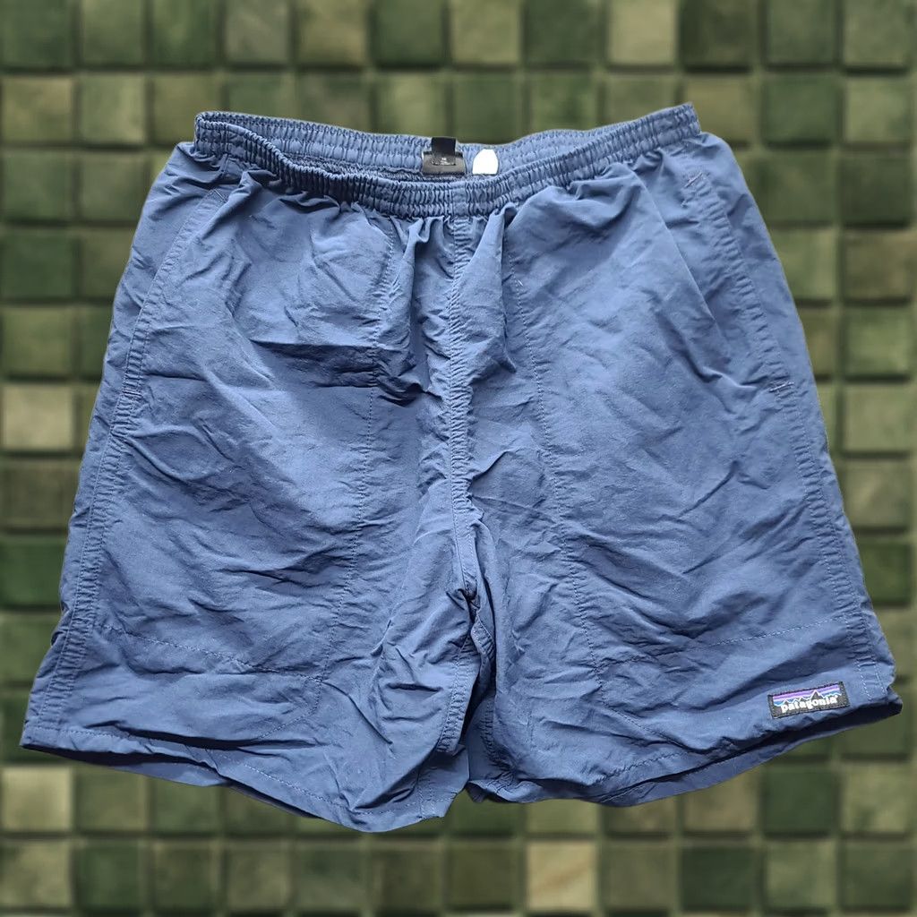 Patagonia Patagonia Shorts Mens M Netplus Shells Baggies Snap Pockets Lined Blue Size US 31 - 1 Thumbnail