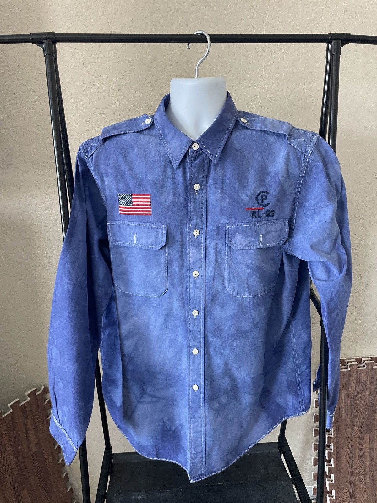 P2- RL 67 USA Flag capt shirt