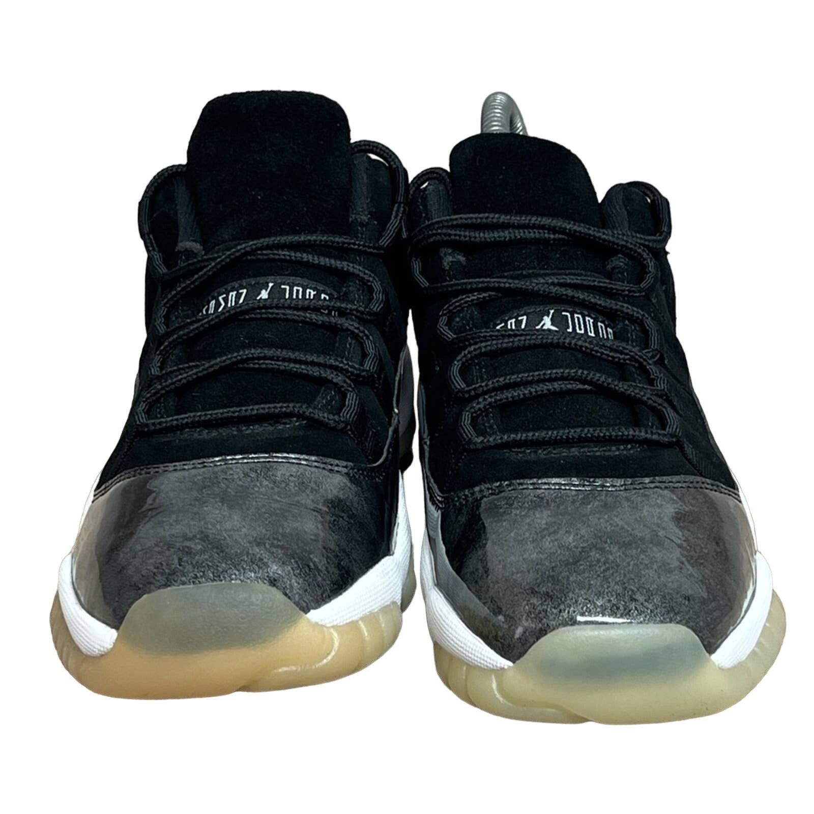 Jordan Brand Nike Air Jordan 11- Retro Low Barons Black SZ 7Y WOMEN 8.5 Size US 8.5 / IT 38.5 - 3 Thumbnail
