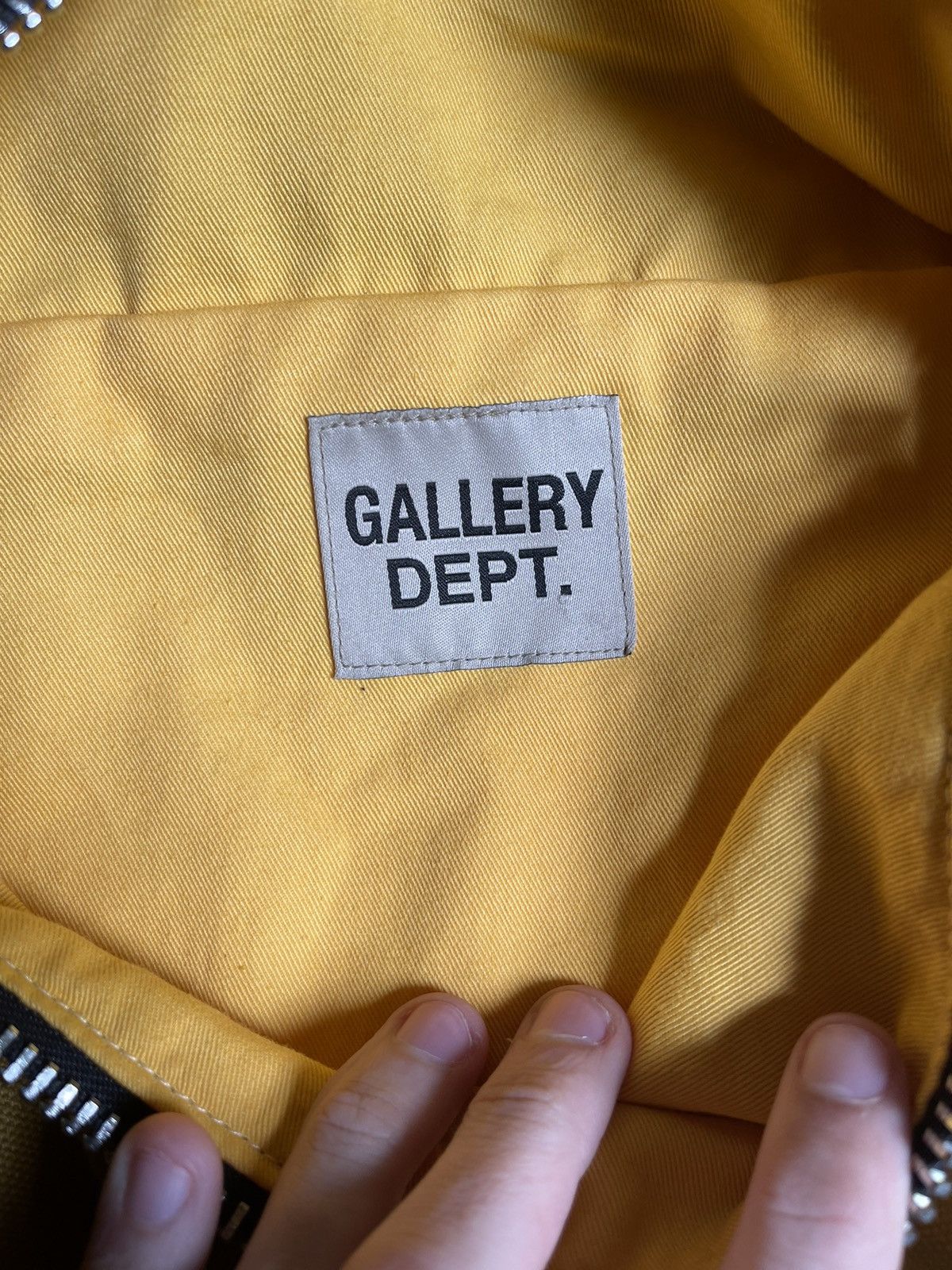 Gallery Dept. Gallery Dept. Yellow Canvas Travel Bumbag Sack Size ONE SIZE - 10 Thumbnail