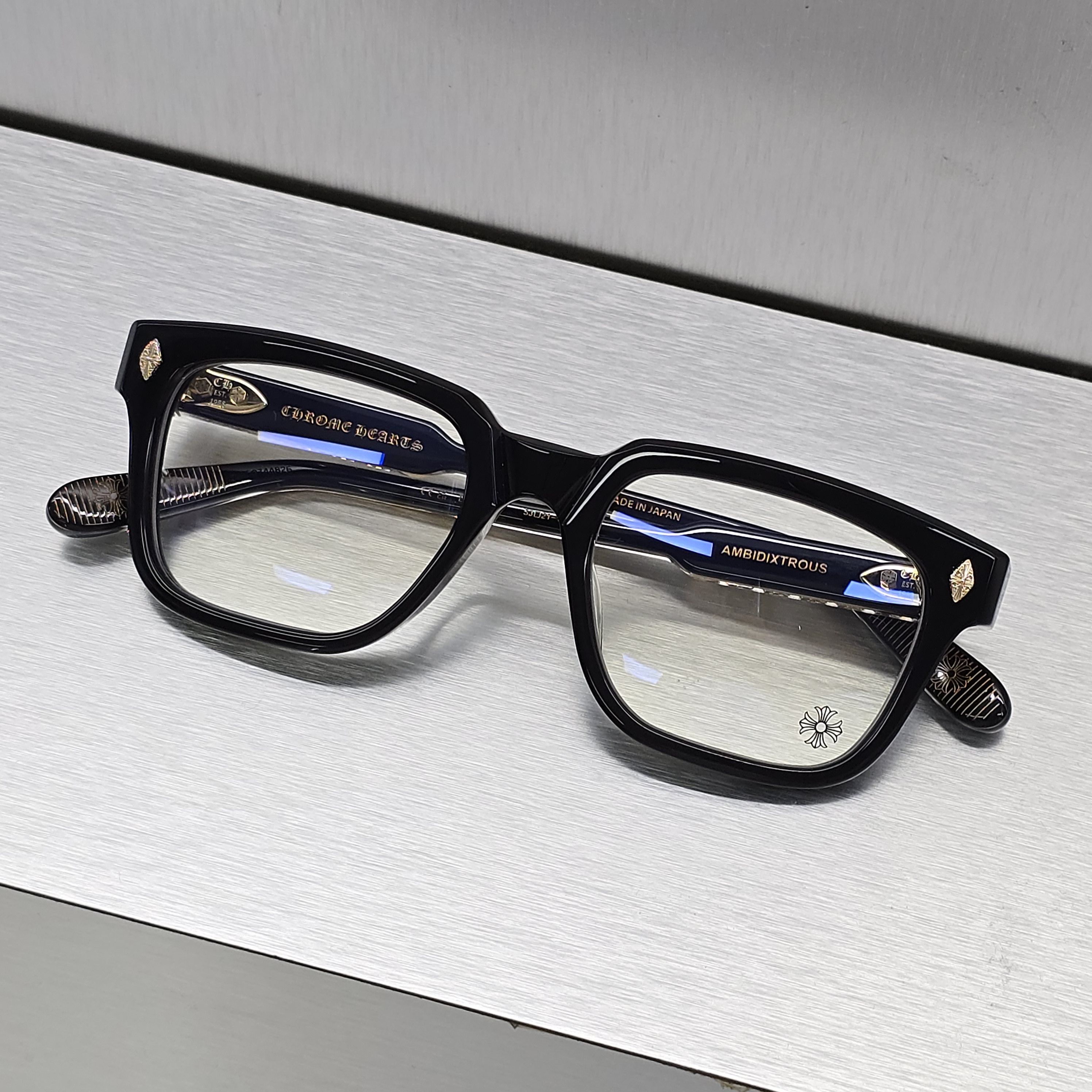 Chrome Hearts CHROME HEARTS Ambidixtrous Black-18KGP | Grailed
