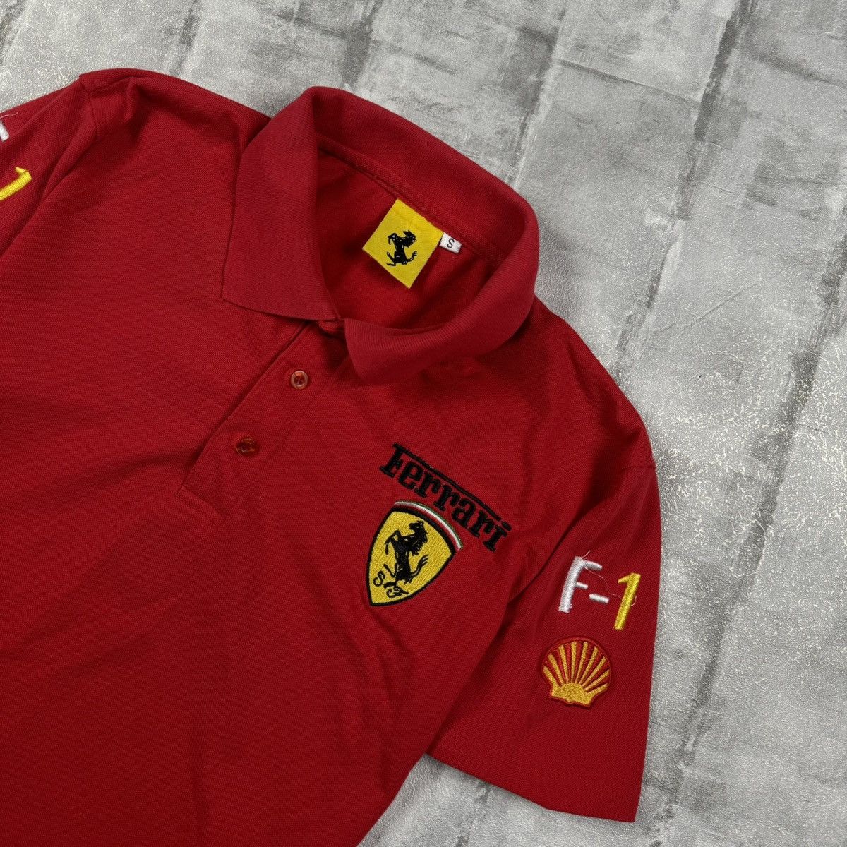 Ferrari Ferrari Vintage Big Logo Racing Shirt Size US S / EU 44-46 / 1 - 4 Thumbnail