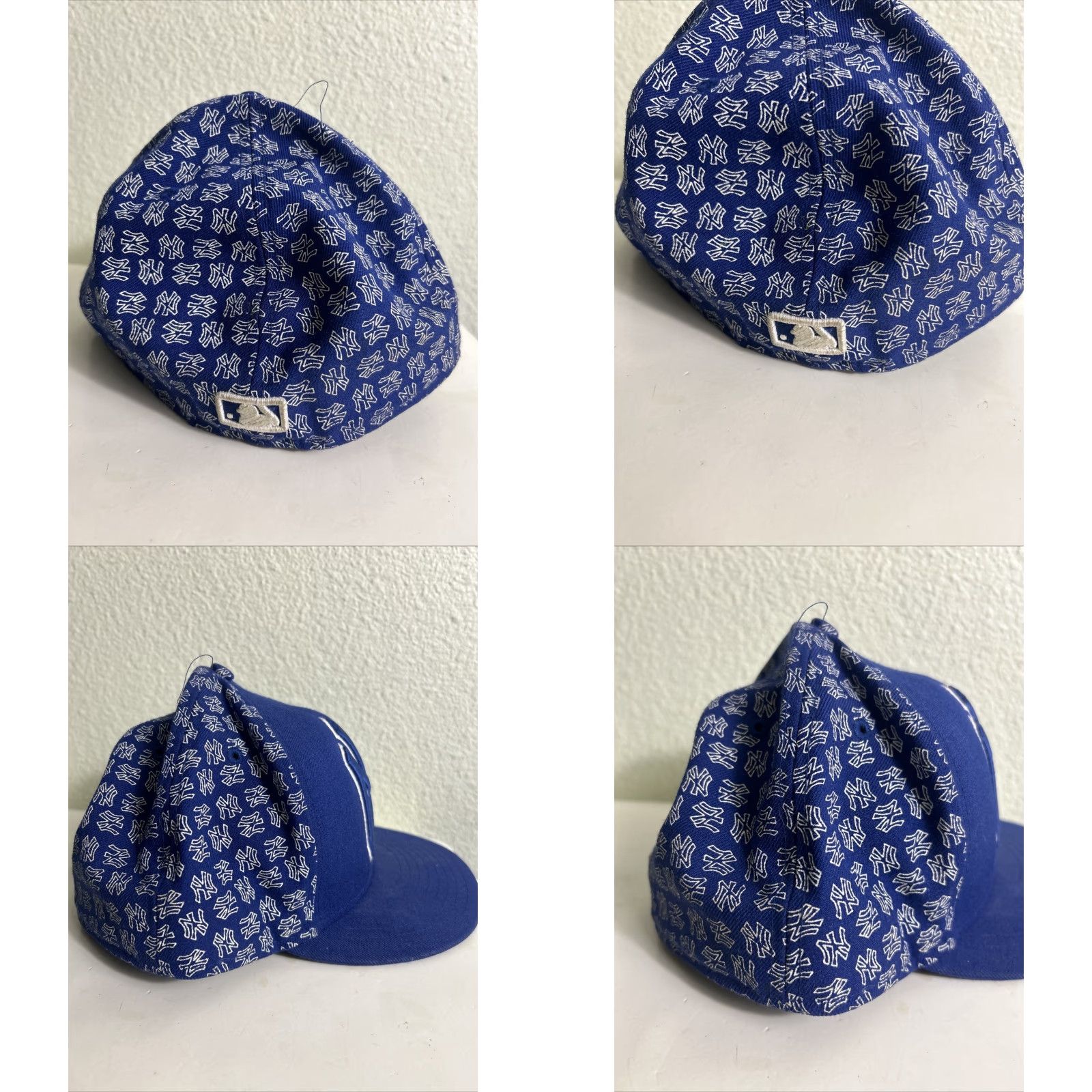New Era VINTAGE New Era Baseball Hat NY Yankees Royal Blue 7 3/8 Men Wool 59FIFTY Cap Mens OR Boys Size ONE SIZE - 8 Thumbnail