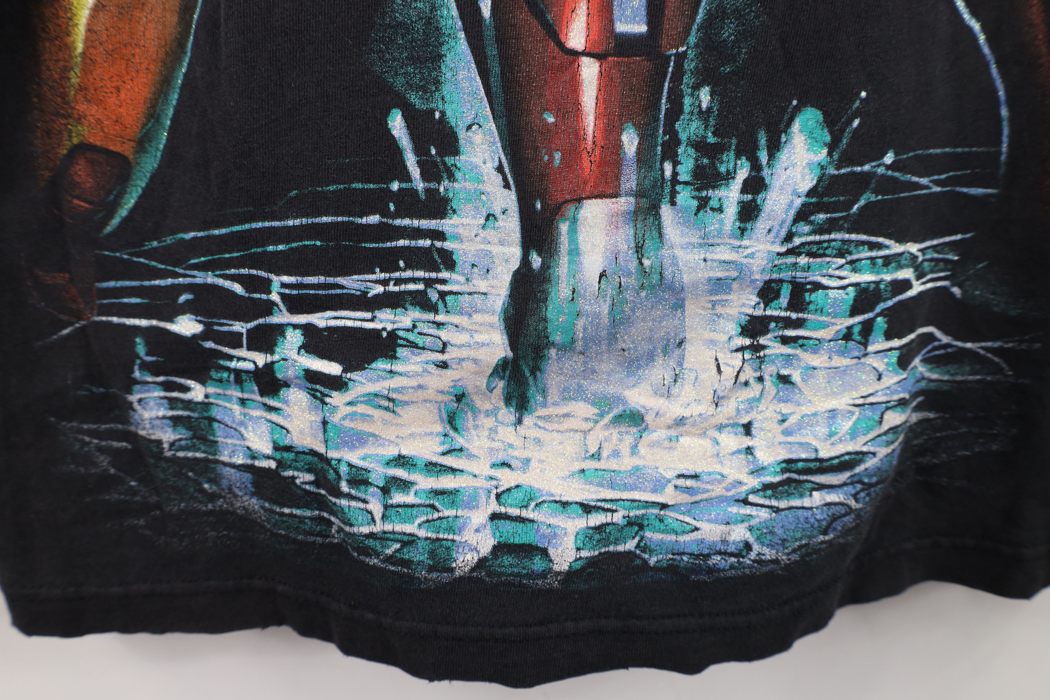 Vintage Vintage Y2K 2008 Marvel Comics Print Iron Man T-Shirt Black Size US L / EU 52-54 / 3 - 6 Thumbnail