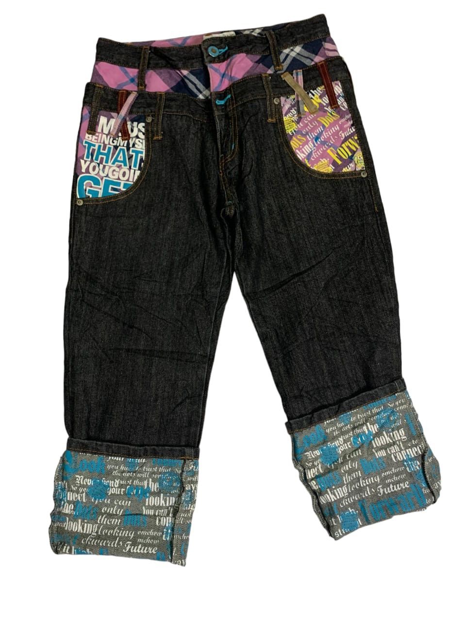 If Six Was Nine × Japanese Brand × Le Grande Bleu (L.G.B.) Nylaus Japanese brand Double Waist Denim Jeans Size US 28 / EU 44 - 10 Thumbnail