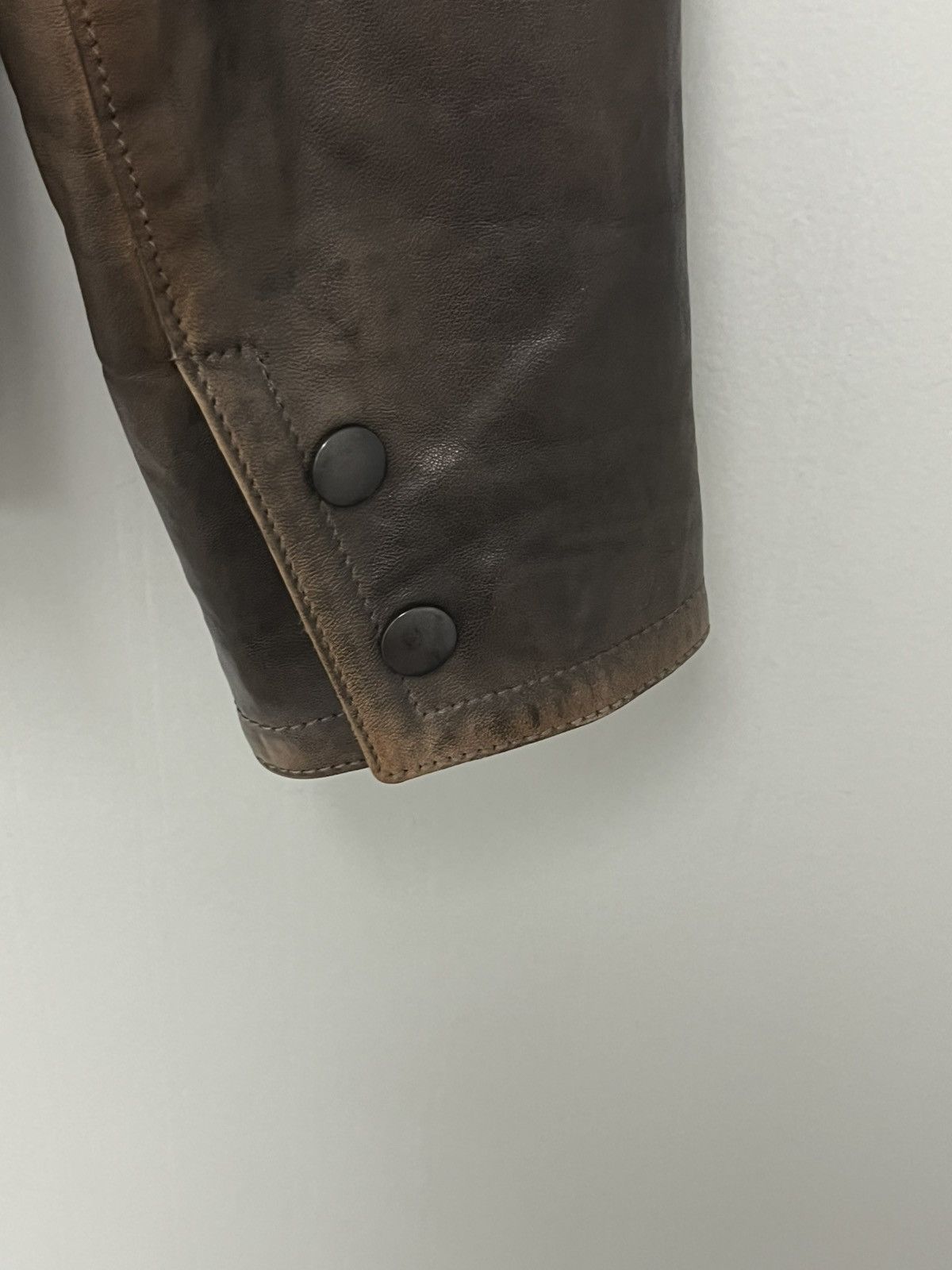 Gimo's Leather jacket. Medium Size US M / EU 48-50 / 2 - 4 Thumbnail