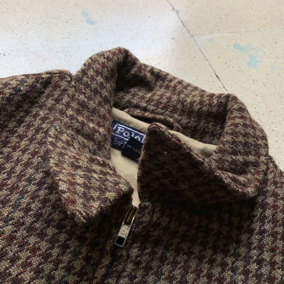 Polo Ralph Lauren Vtg 90s Polo Ralph Lauren Houndstooth Pattern Wool Knited Size US L / EU 52-54 / 3 - 5 Thumbnail