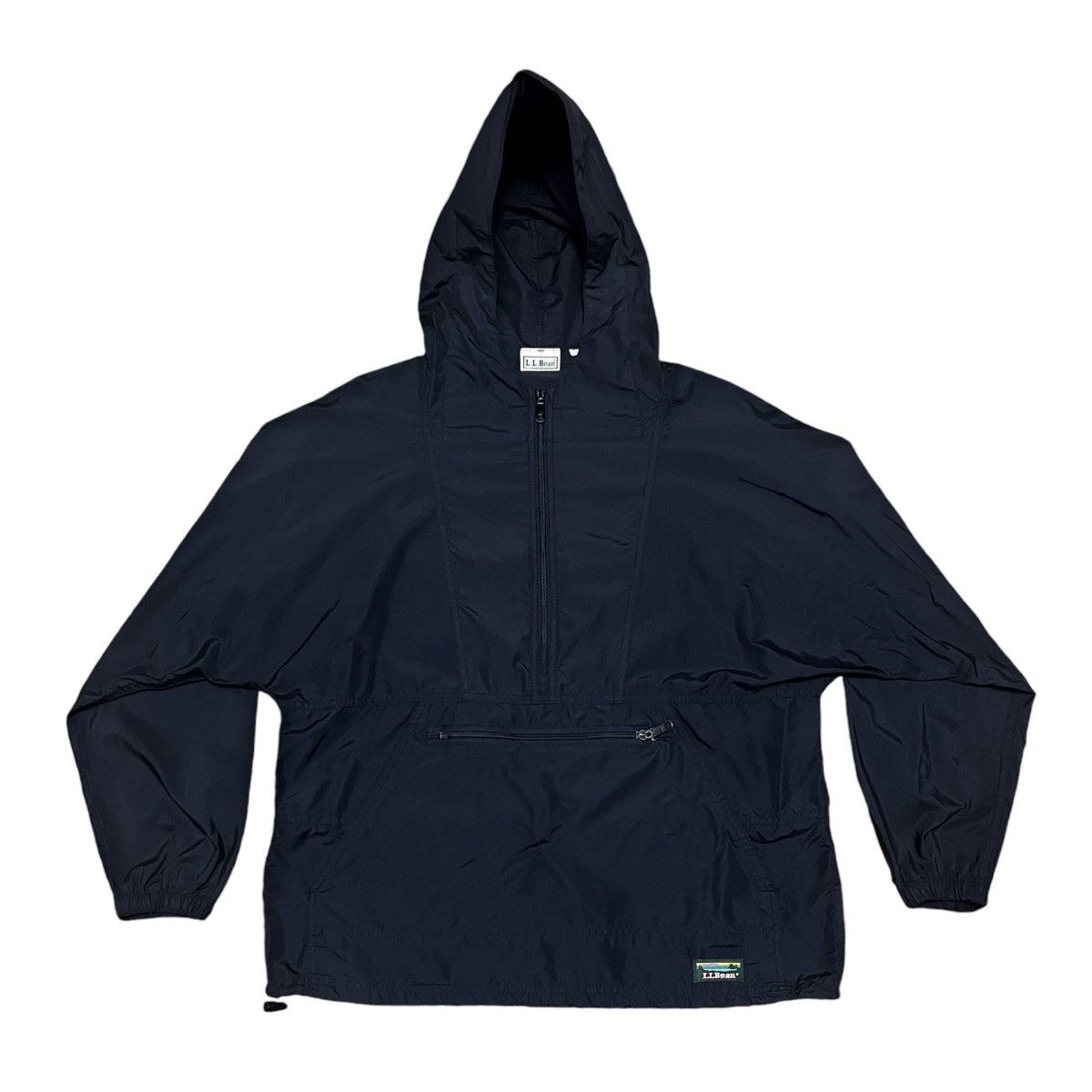 L.L. Bean × Vintage LL BEAN USA PULLOVER WIND BREAKER HOODIE JACKET Size US L / EU 52-54 / 3 - 1 Thumbnail