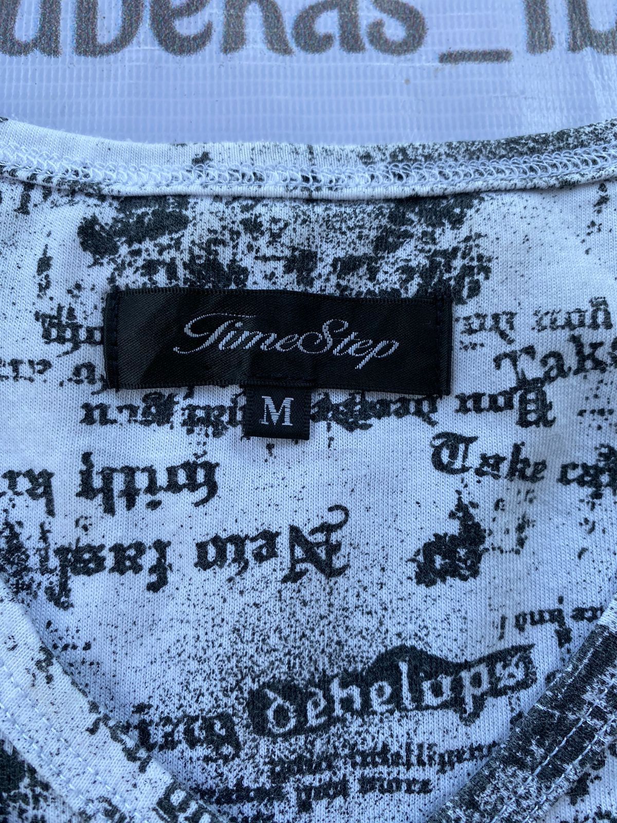 If Six Was Nine × Japanese Brand × Le Grande Bleu (L.G.B.) Y2K Iconic Time Step Punk Style poem double collar Size US M / EU 48-50 / 2 - 7 Thumbnail