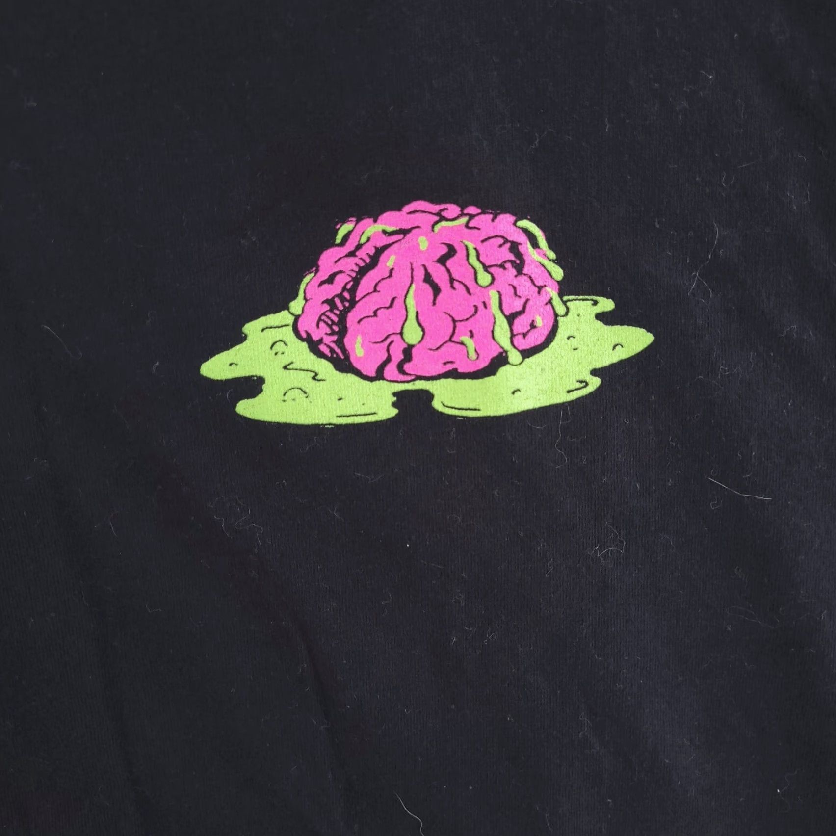Vintage Alab Shirt Mens Medium Black Short Sleeve Crewneck Graphic Tee Brain Size US M / EU 48-50 / 2 - 5 Thumbnail