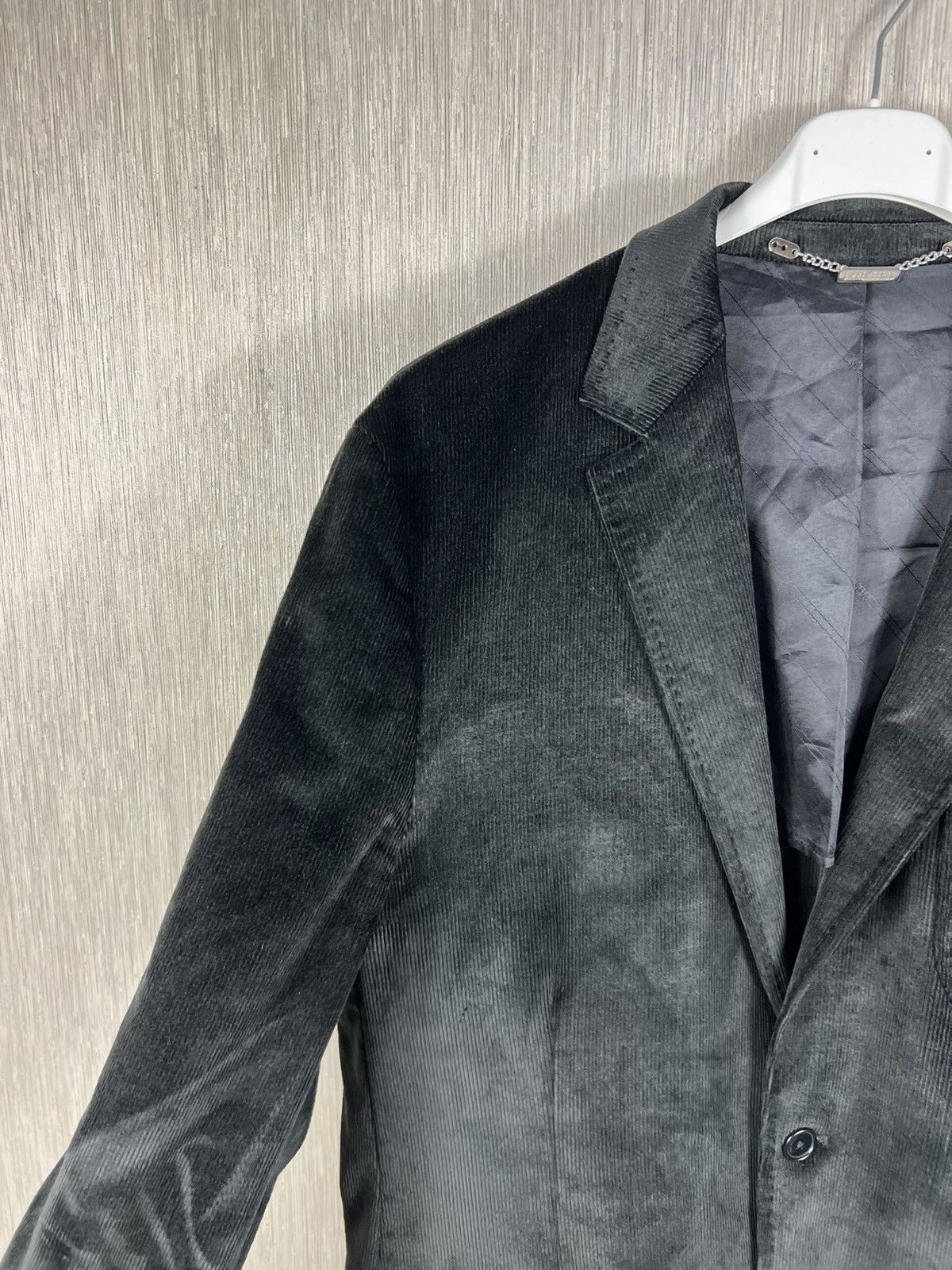 Dirk Bikkembergs Archive Dirk Bikkembergs corduroy black blazer jacket pocket Size US L / EU 52-54 / 3 - 14 Thumbnail