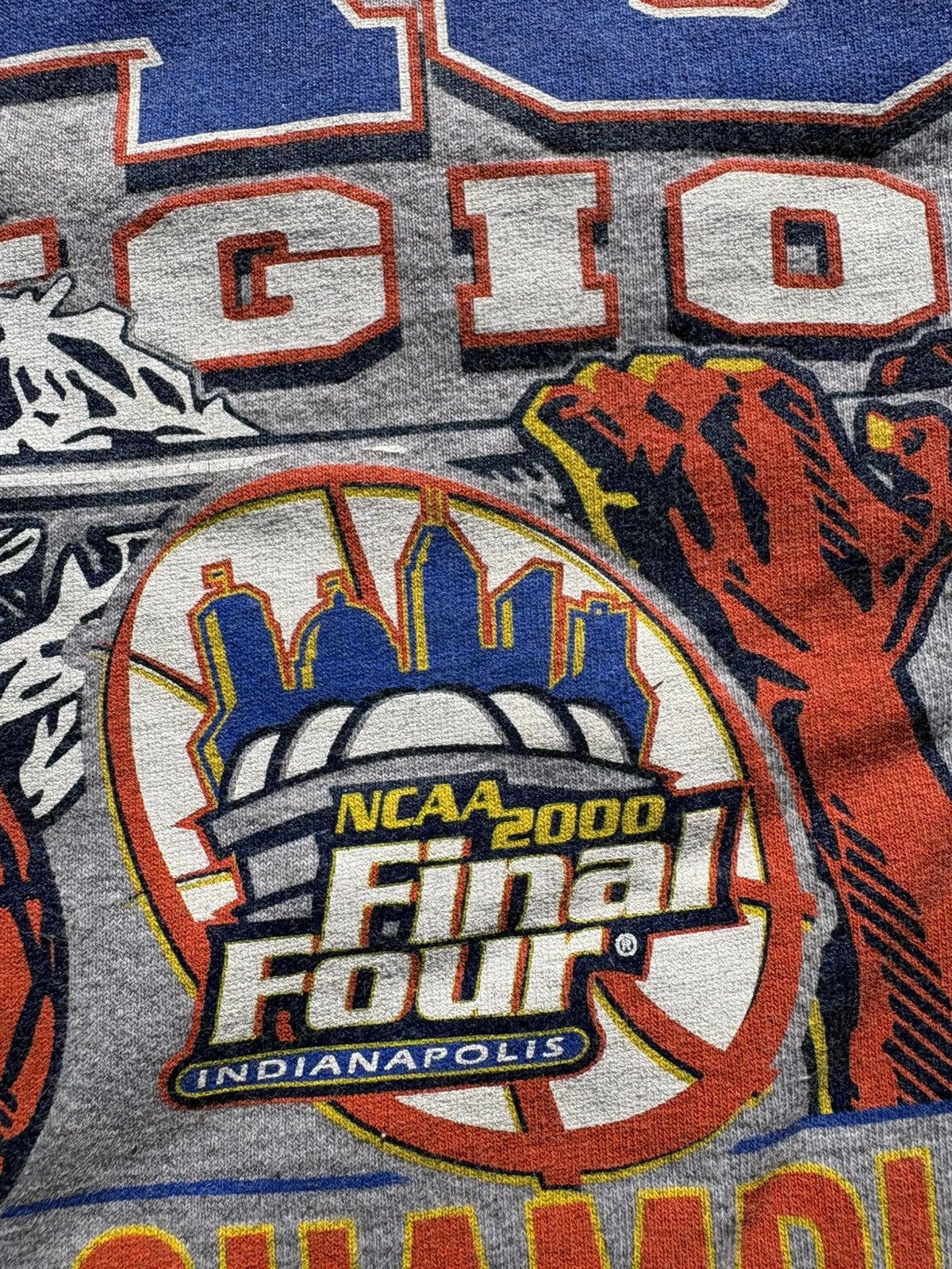 NCAA × Vintage Vintage Y2K Final Four tee Size US L / EU 52-54 / 3 - 4 Thumbnail