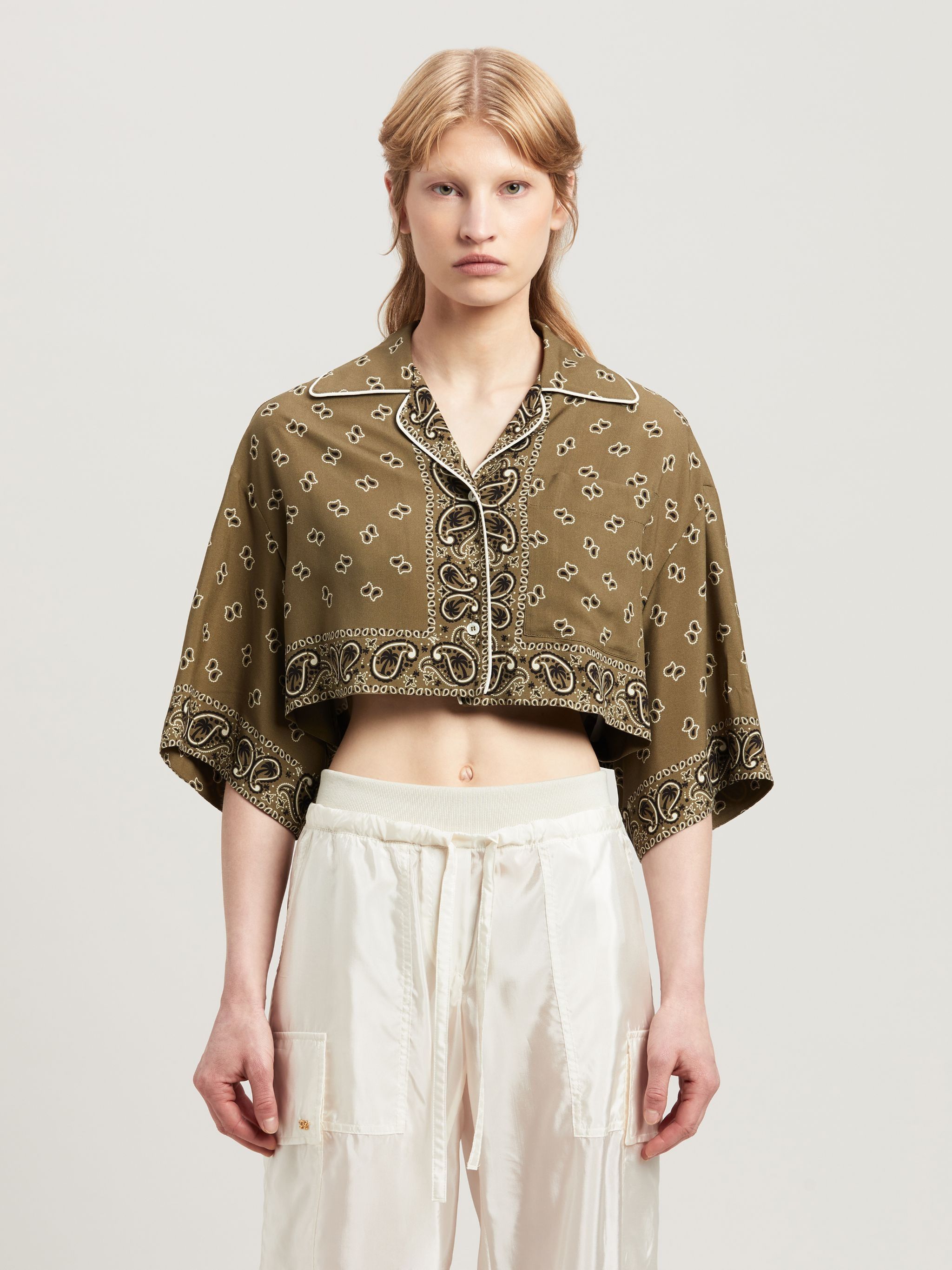 Palm Angels o1y1225 Crop Top in Multicolor Size XS / US 0-2 / IT 36-38 - 2 Thumbnail