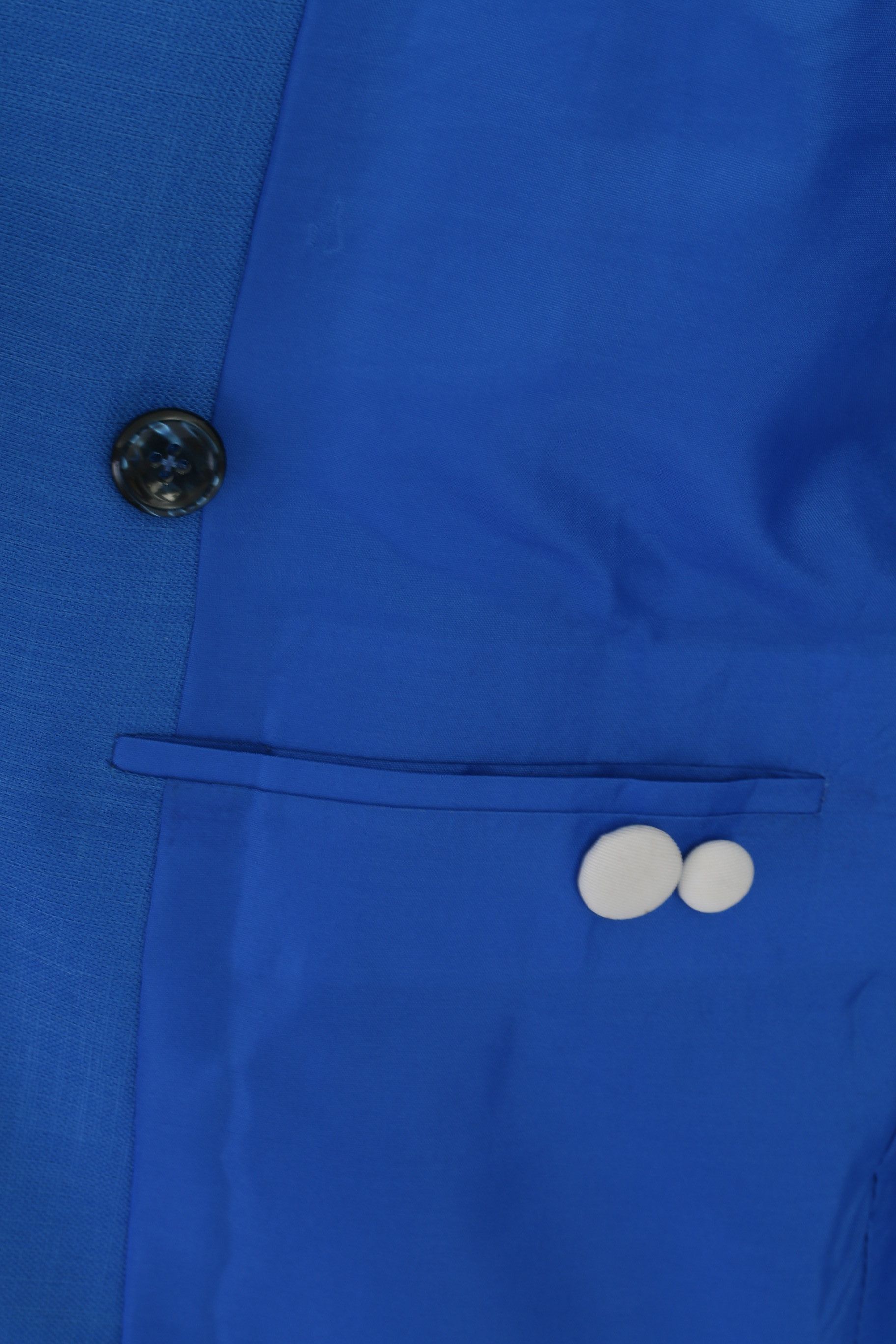 Vintage Vintage Women M Suit Blue Marine Jacket Skirt 8302 Size M / US 6-8 / IT 42-44 - 5 Thumbnail