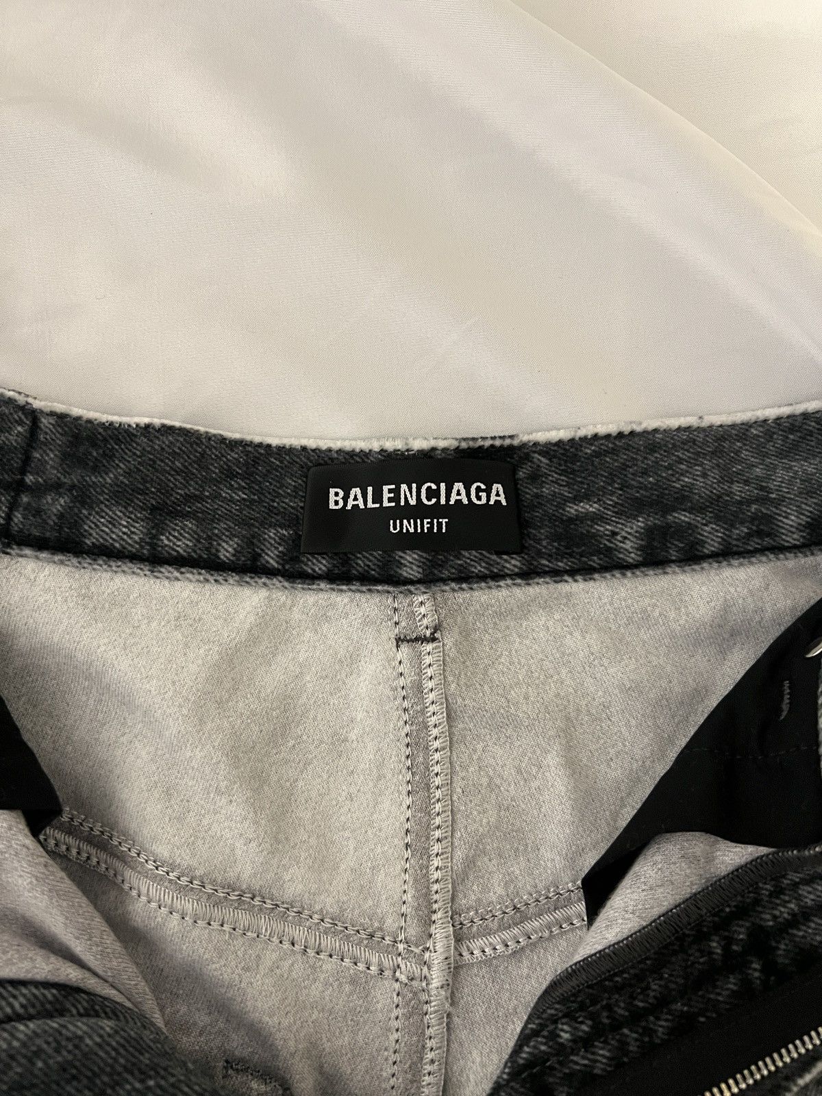 Balenciaga Balenciaga Trompe L'oeil Sweatpants Black/ Grey Sz. S Size US 30 / EU 46 - 6 Thumbnail