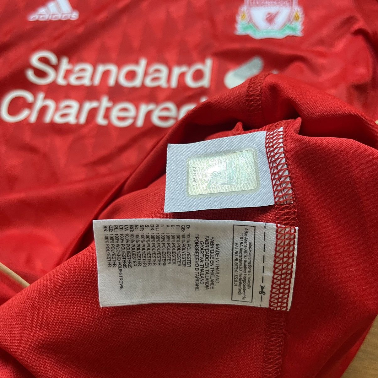 Adidas LIVERPOOL ADIDAS 2010/2012 FOOTBALL HOME JERSEY #9 TORRES Size US S / EU 44-46 / 1 - 15 Thumbnail