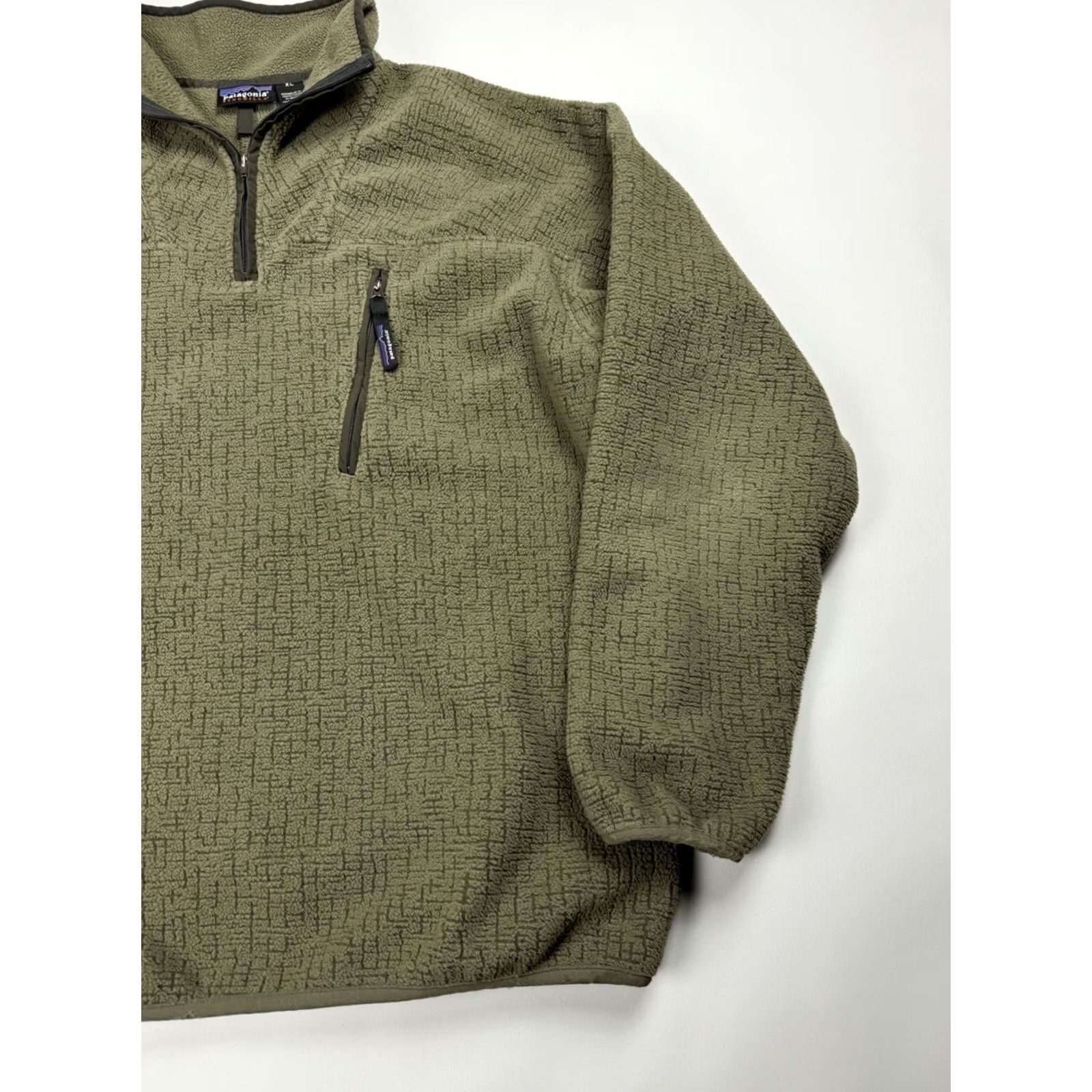 Patagonia VINTAGE Patagonia Synchilla 1/4 Zip Pullover Jacket XL Green Fleece Jacket Men Pullover Zip 1/4 Zip Casual Workwear 2001 Fall Synchilla Size US XL / EU 56 / 4 - 5 Thumbnail