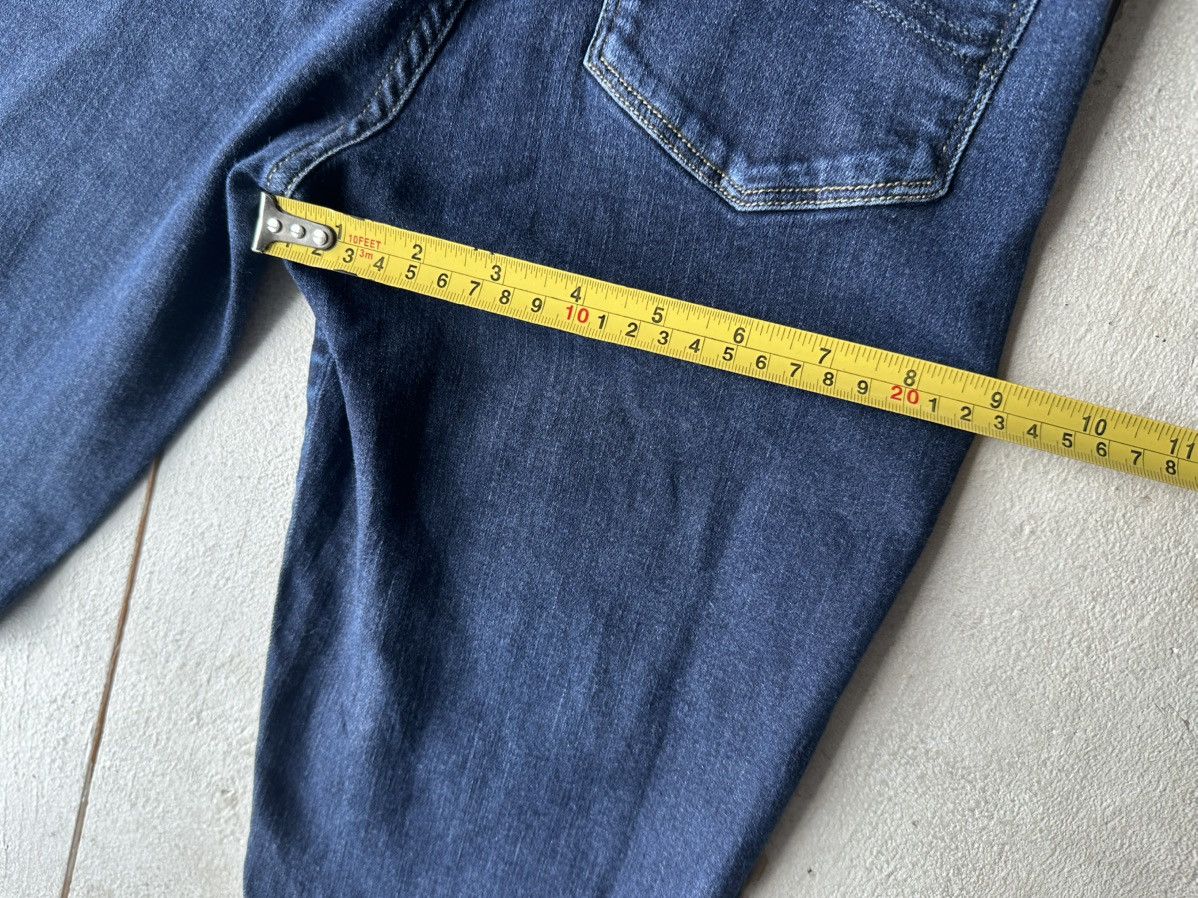 Armani 🚨Y2K WOMEN ARMANI JEANS WITH LOGO AVANT GARDE DENIM PANTS Size 29" - 15 Thumbnail